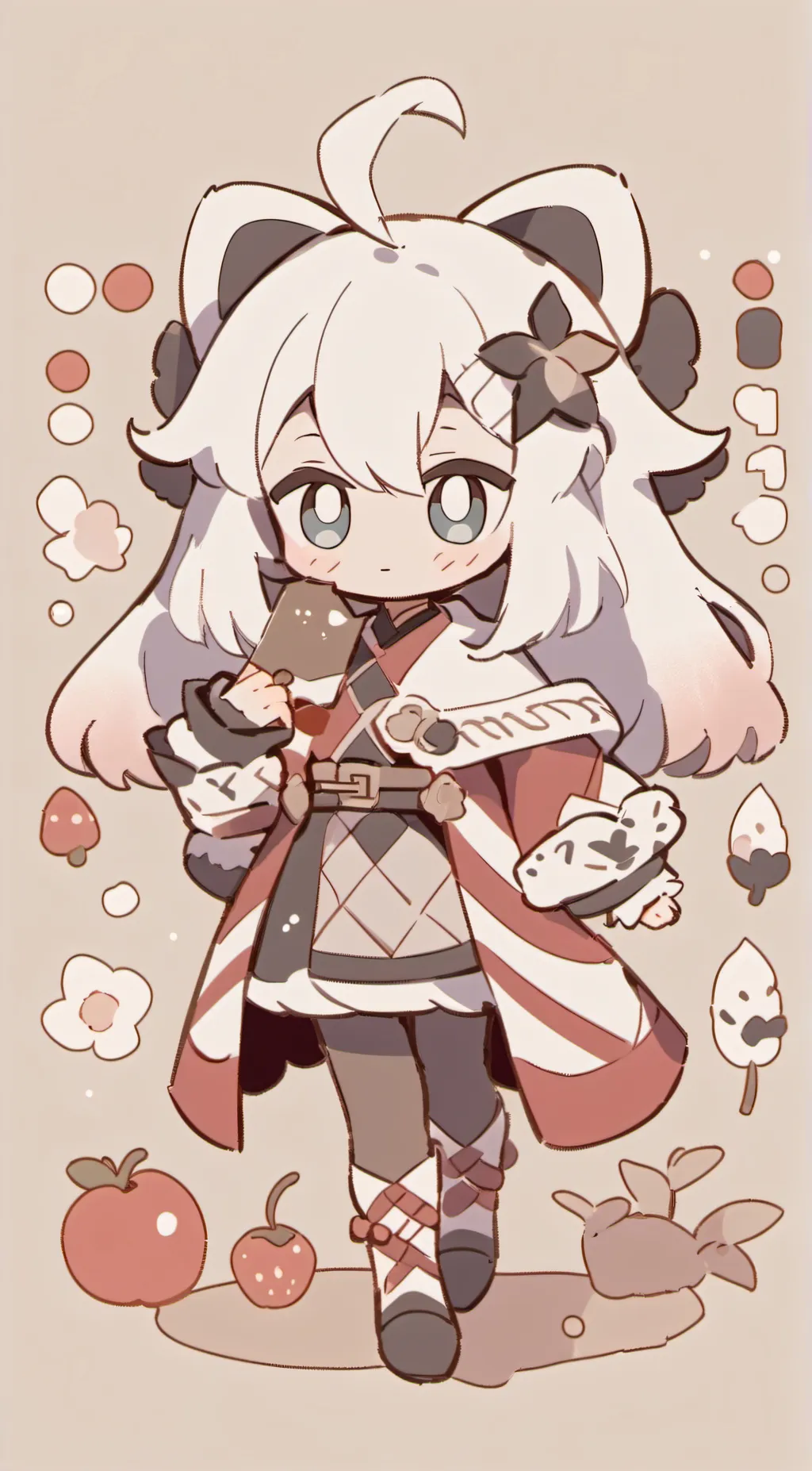 ai character: Strawberry! background