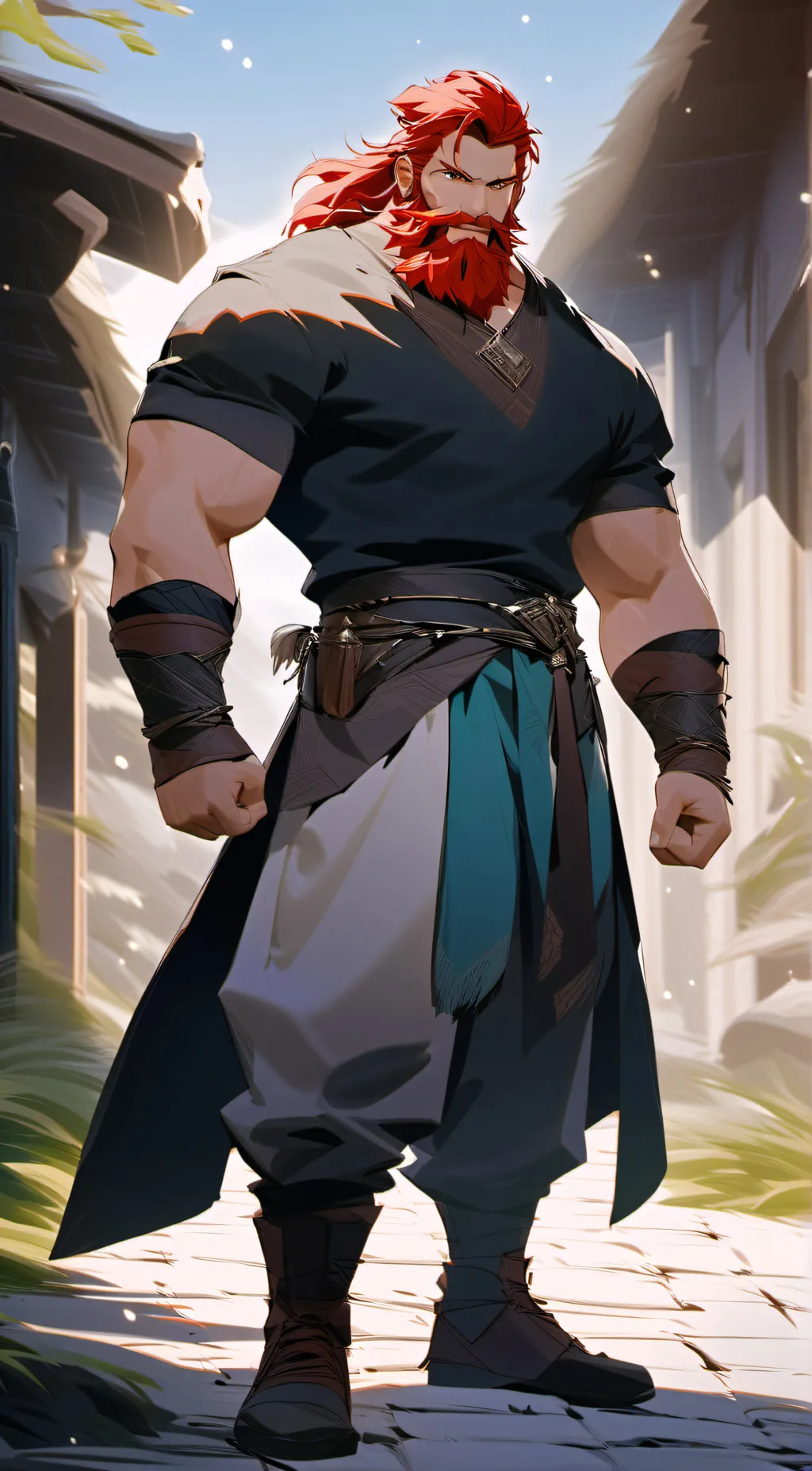 ai character: King Leon Mern background