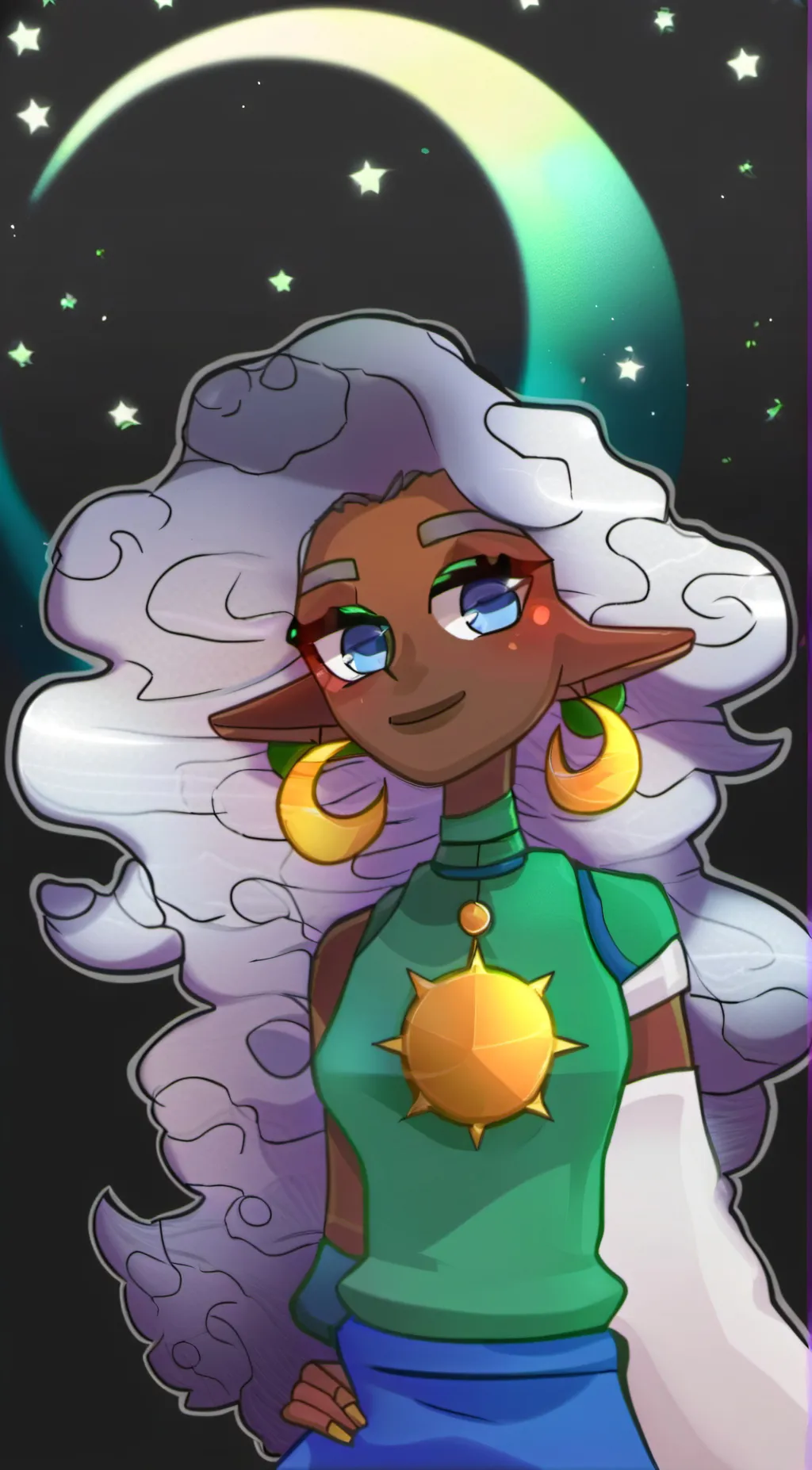 ai character: earth sams background