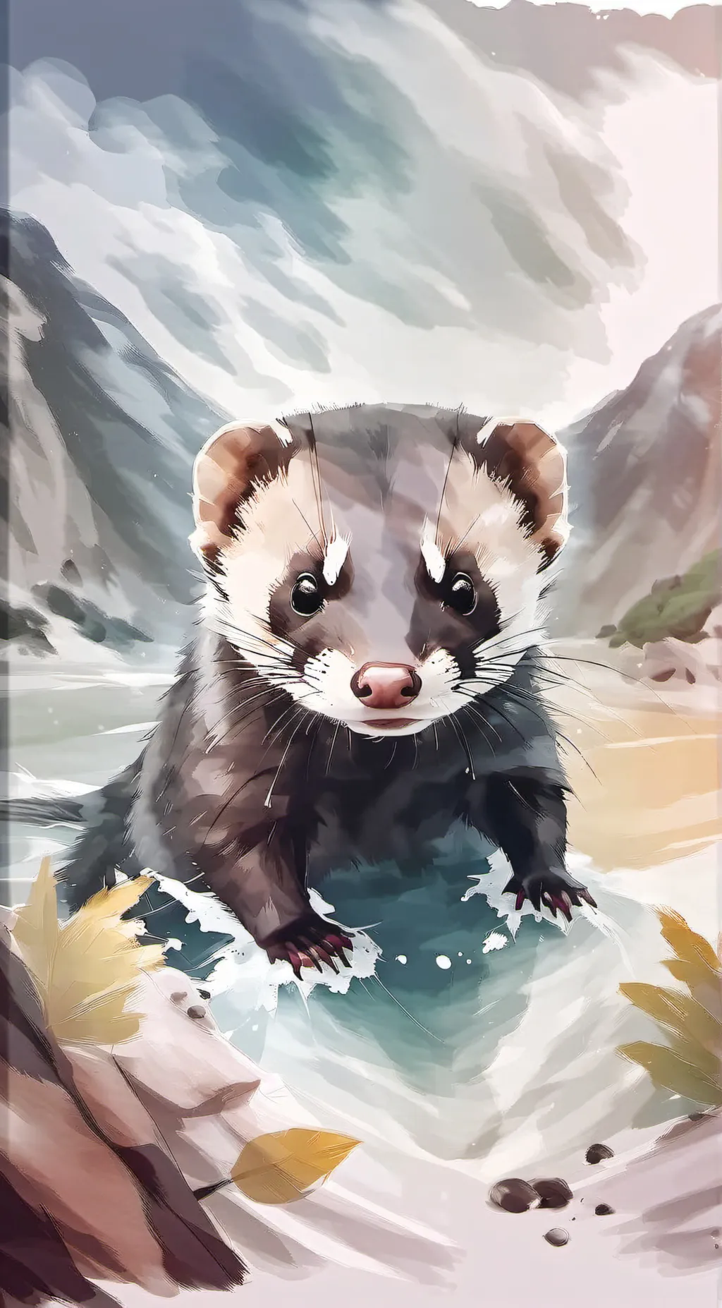 ai character: Ferret background
