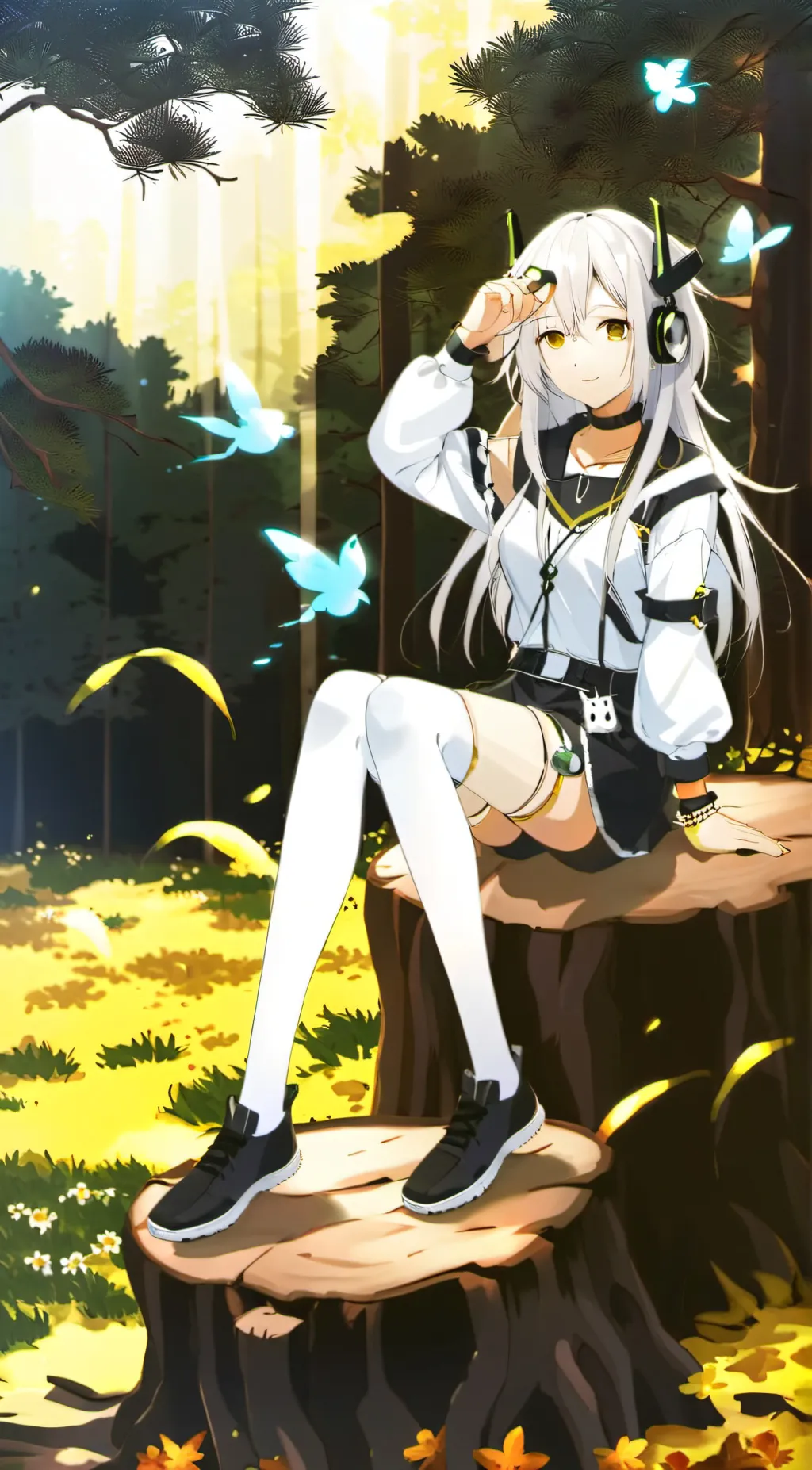 ai character: Crystal background