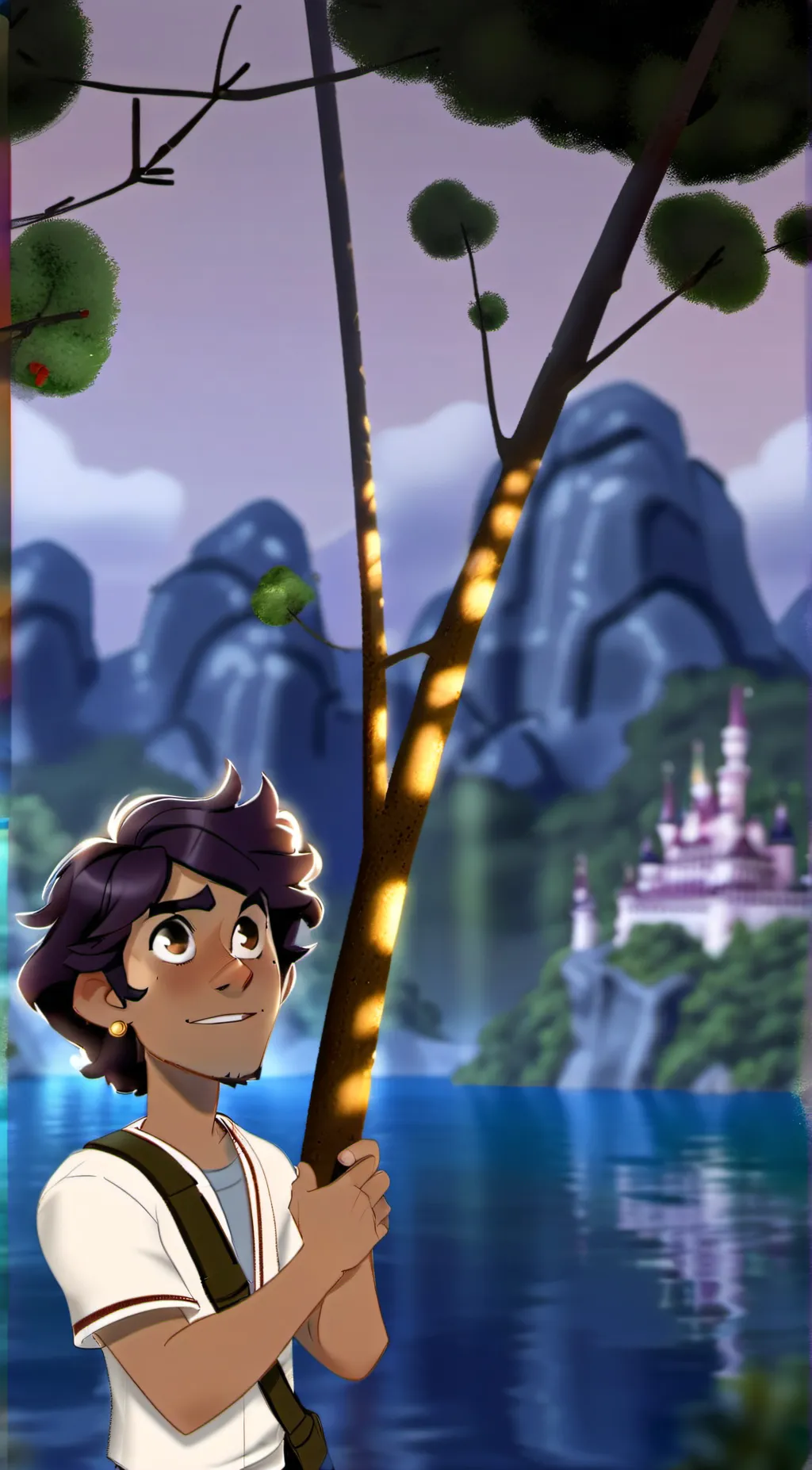 ai character: Future luz noceda  background