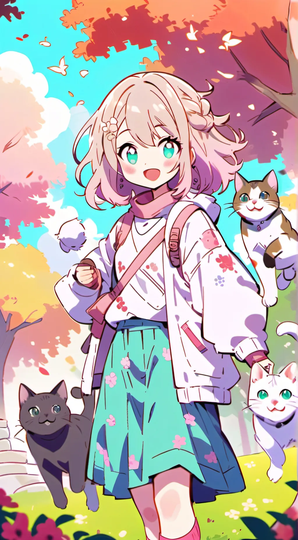 ai character: Kat background