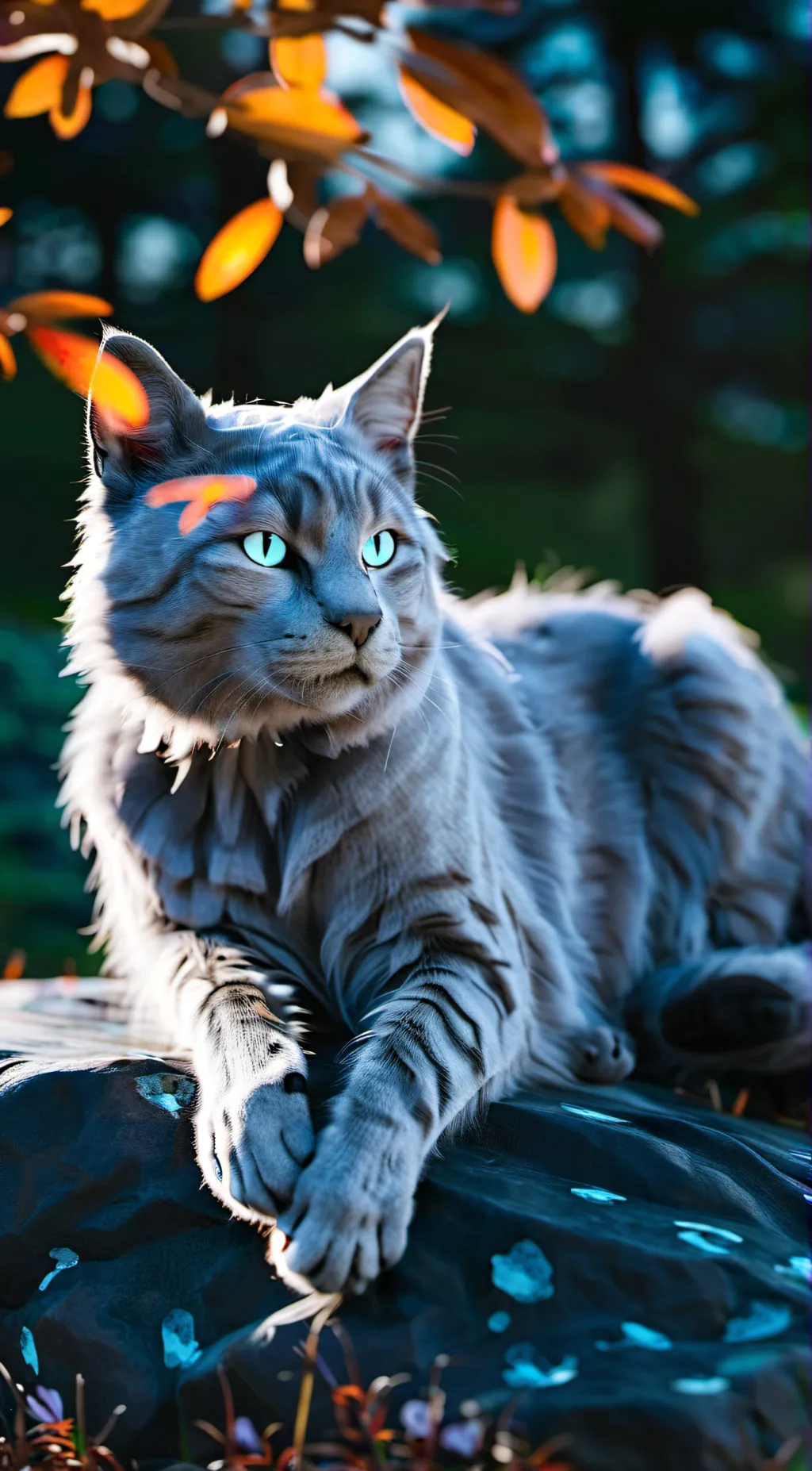 ai character: Quiet Rain background