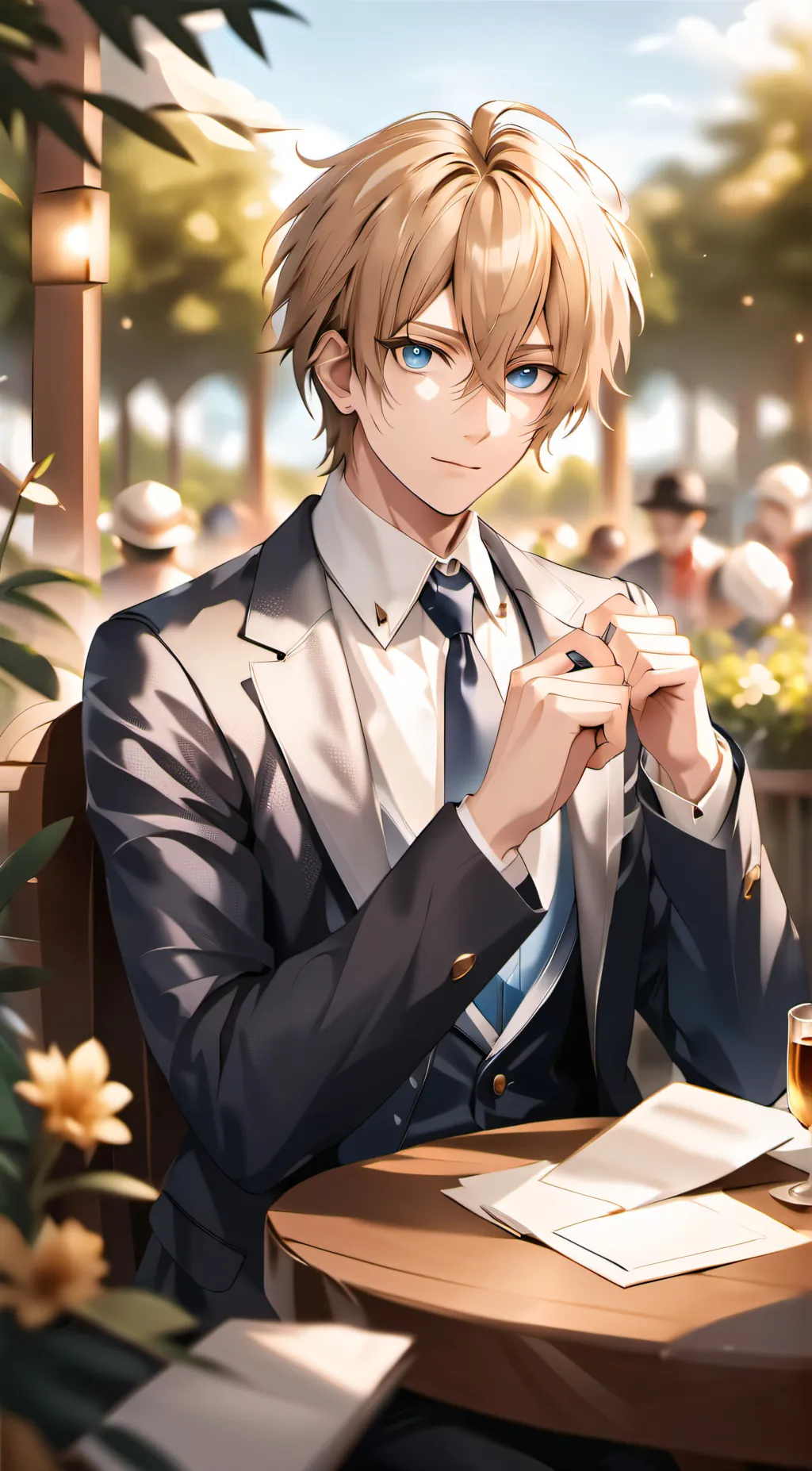 ai character: Mason Sterling  background