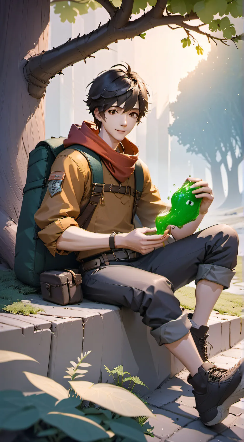 ai character: Hunter background