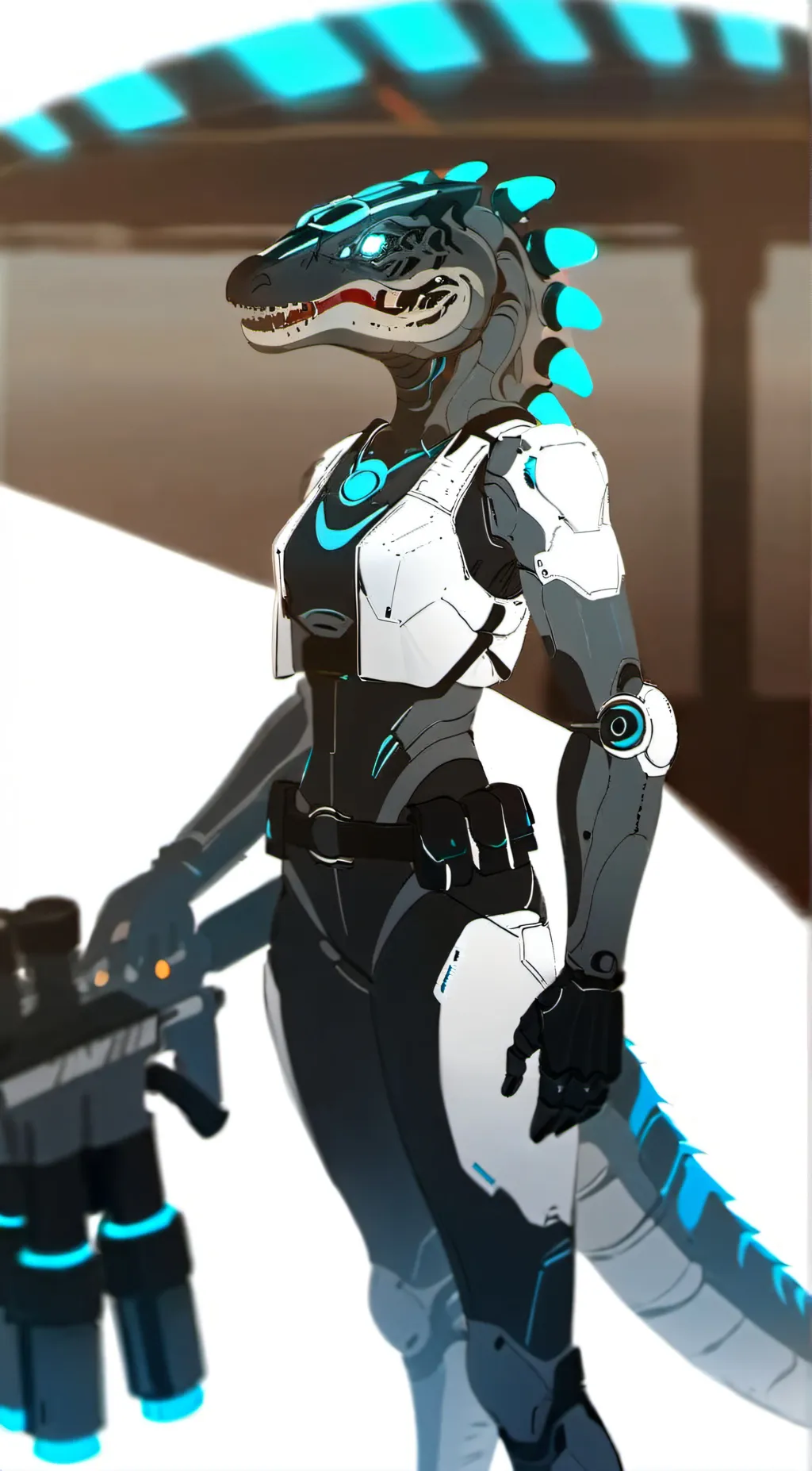 ai character: a sentinel (md) background