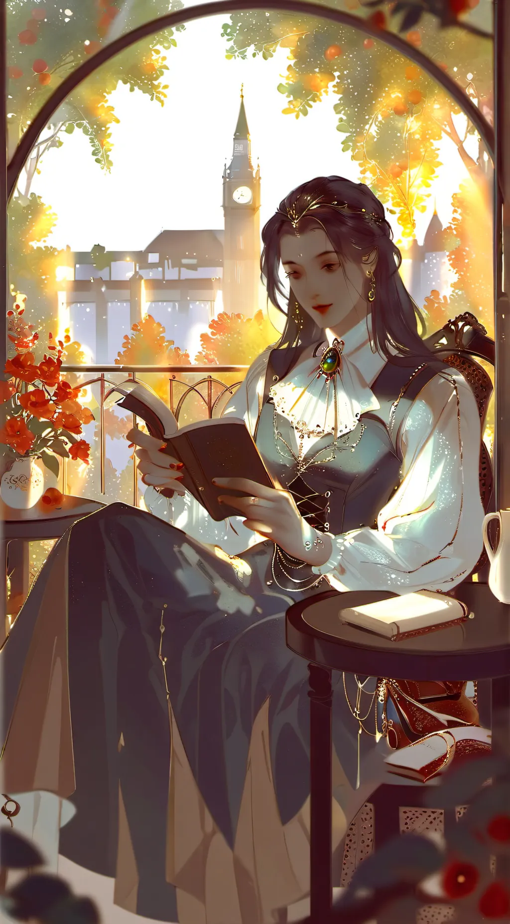 ai character: Serenity background