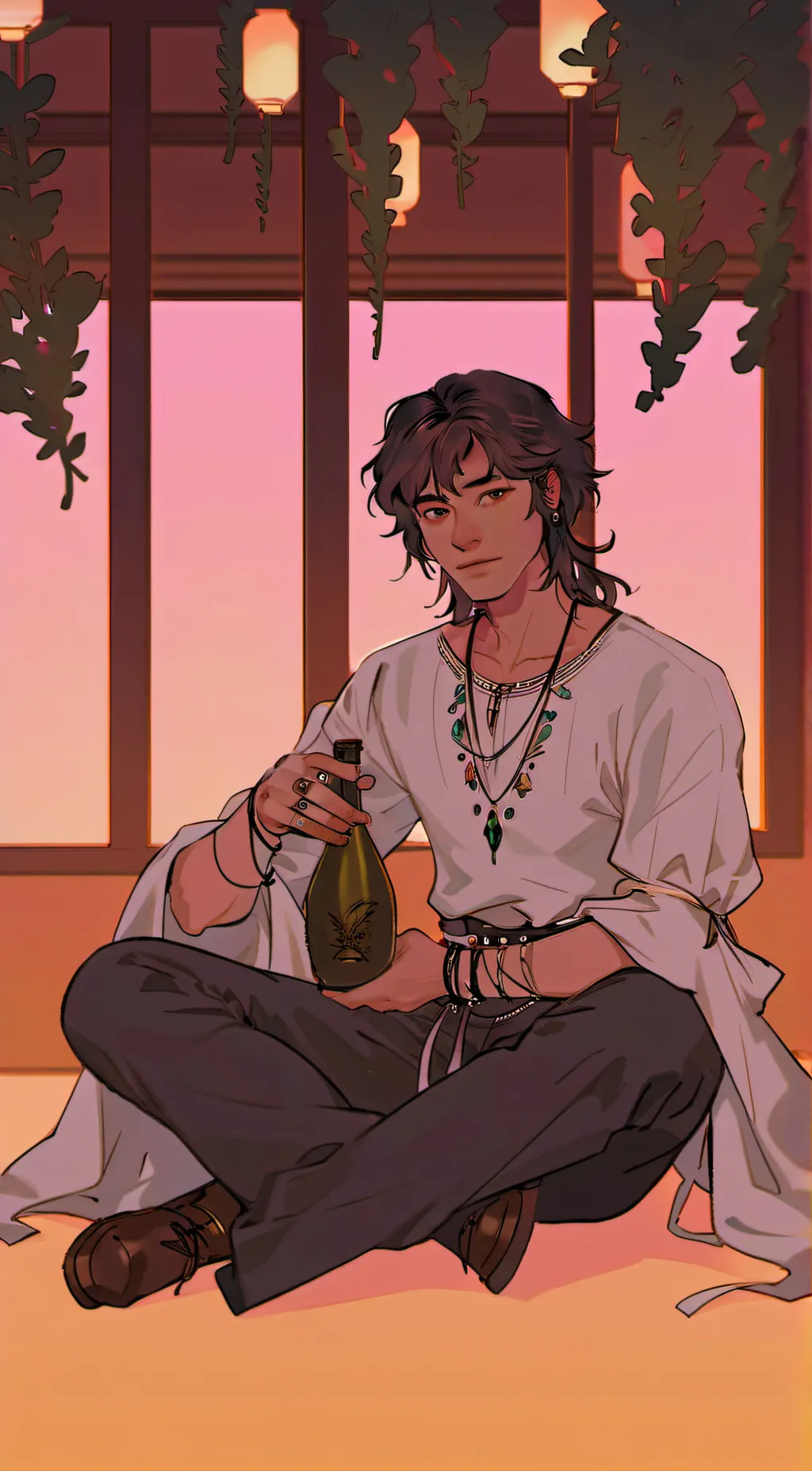 ai character: Future luz  background