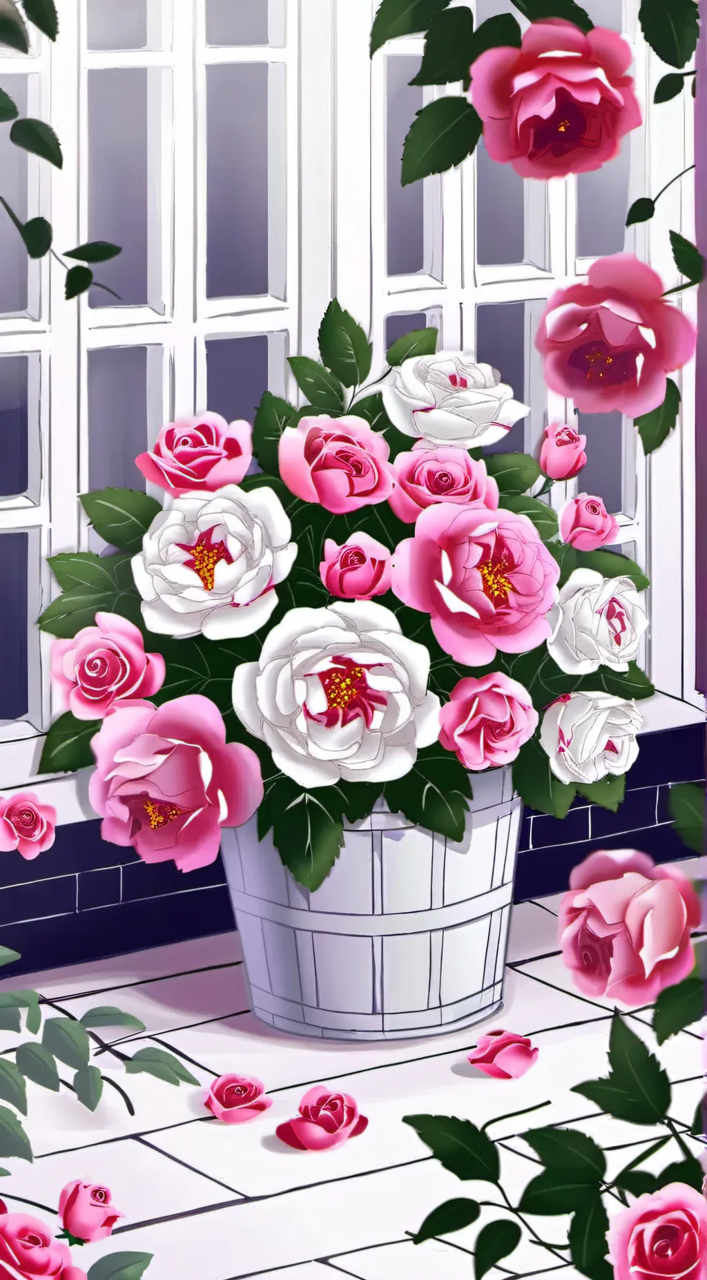 ai character: Rainbow Friends background