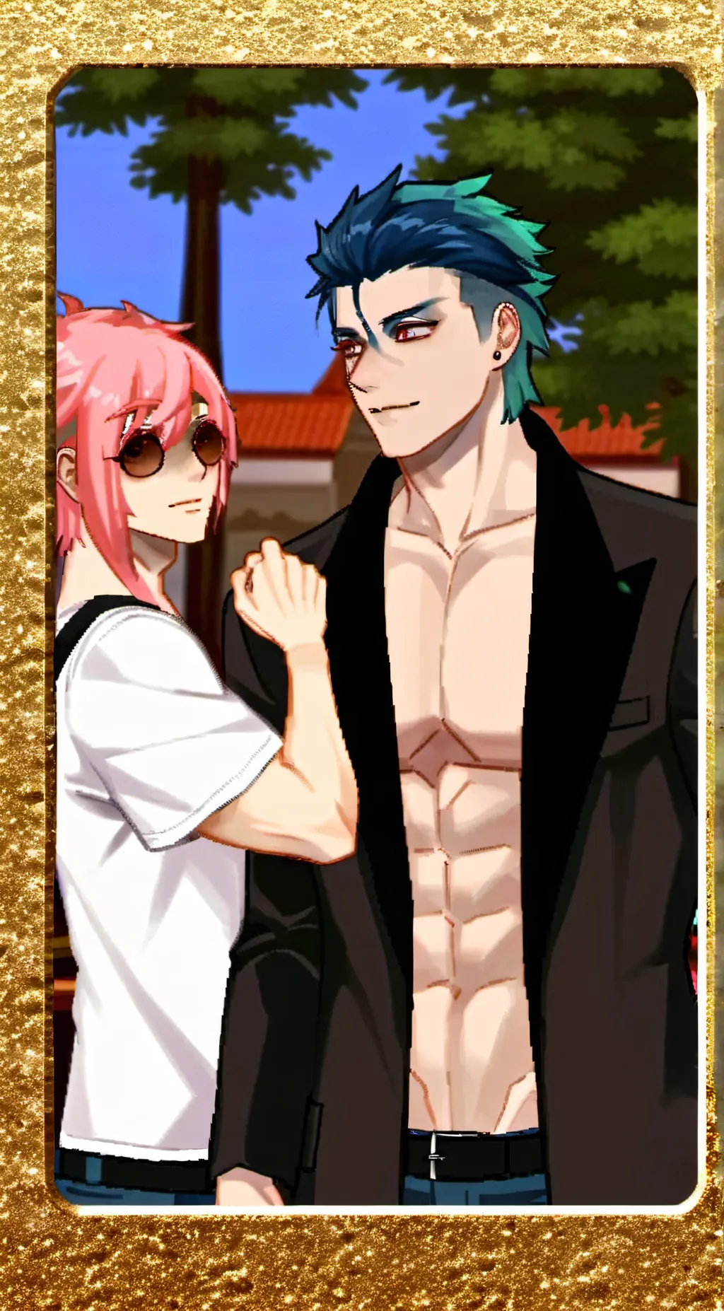 ai character: xander and jordan background