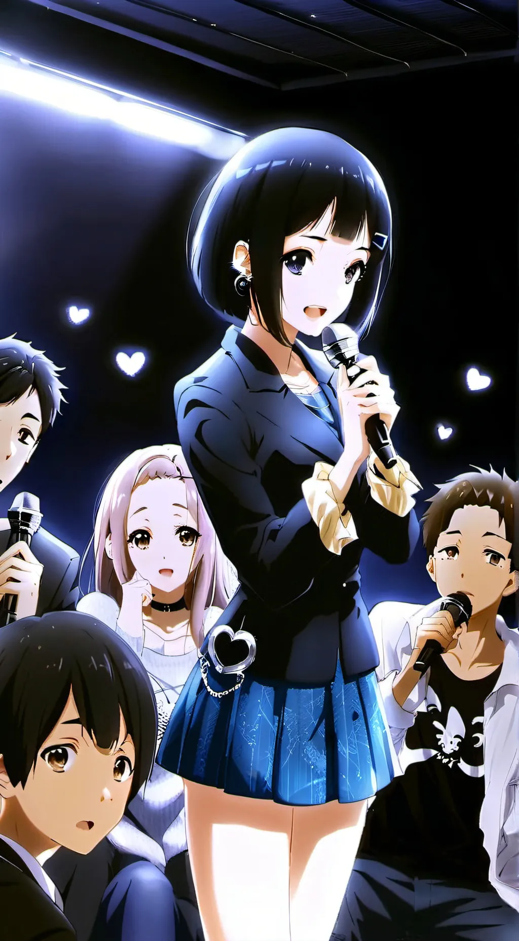 ai character: 🌚Friend group🌝 background