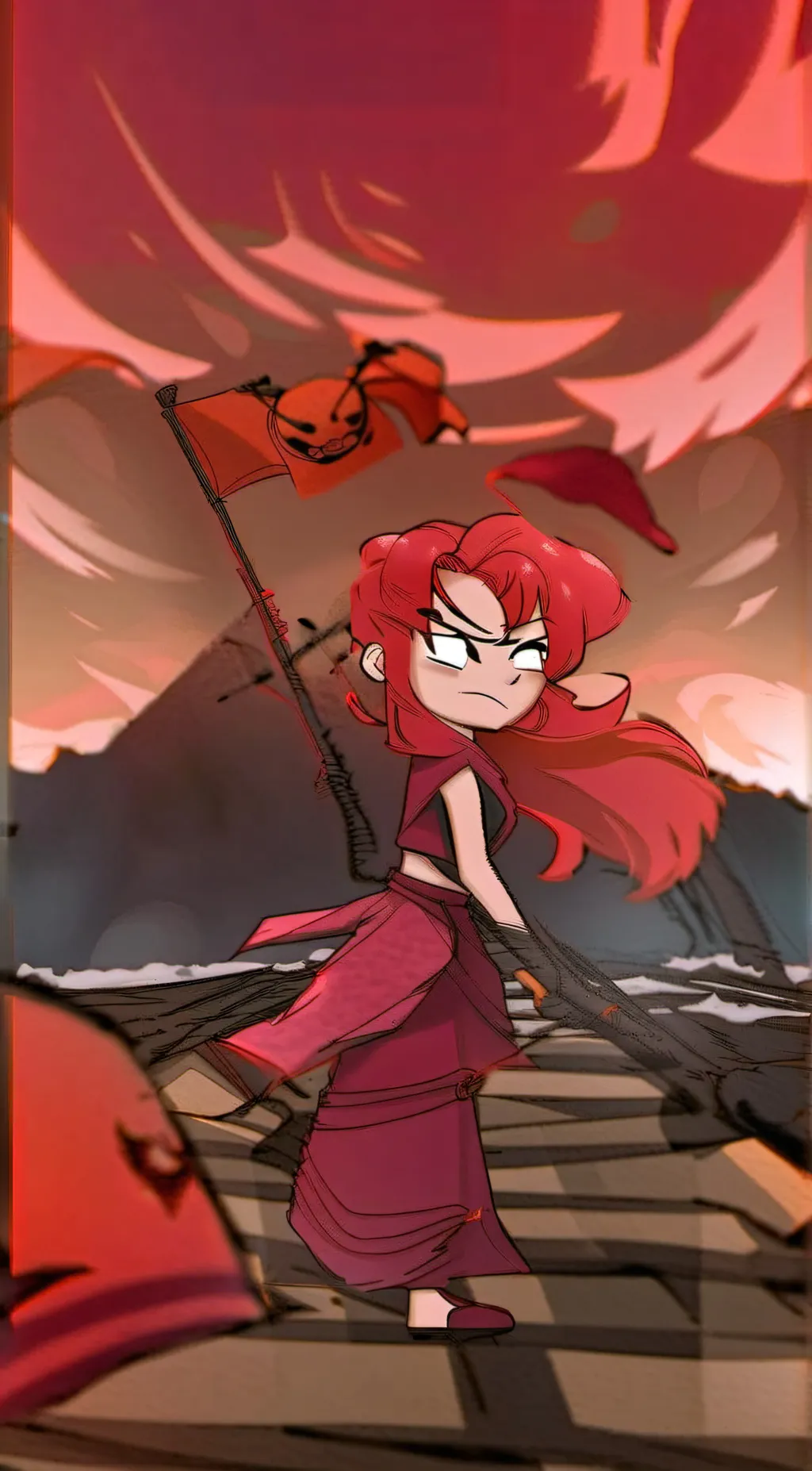 ai character: Pirate GF background