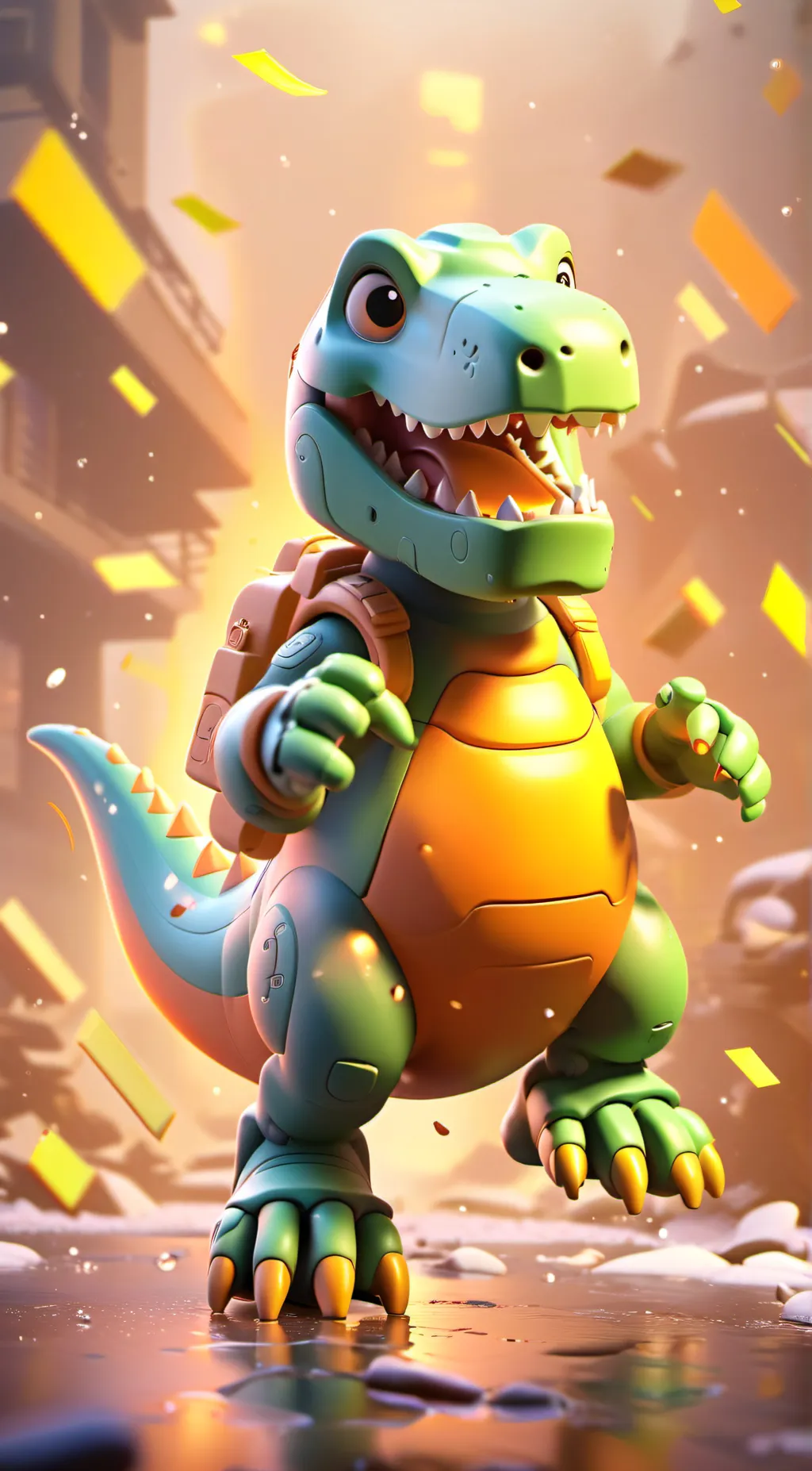 ai character: Ricky  background