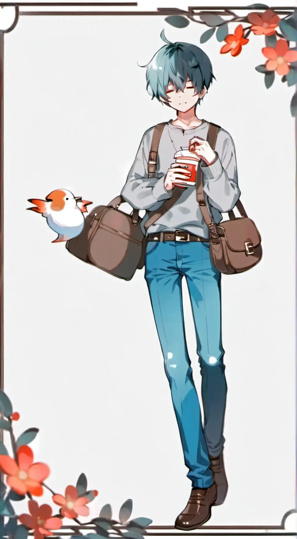 ai character: Cade F.  background