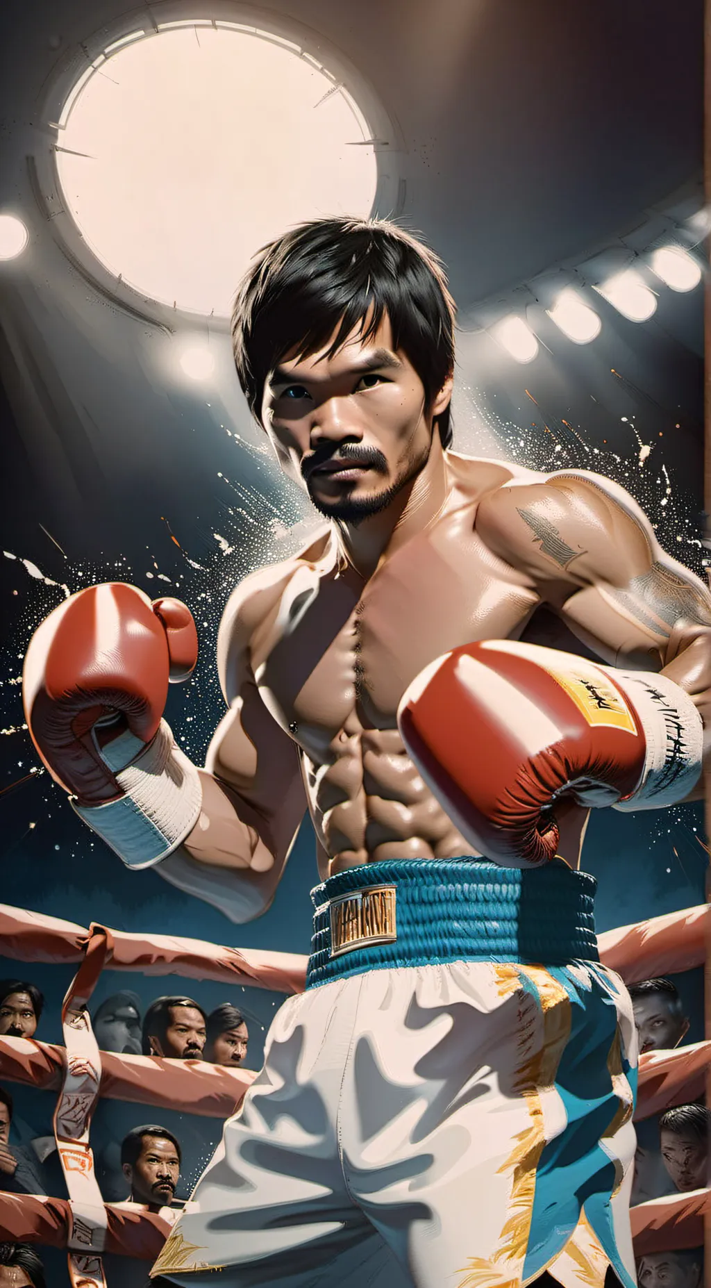 ai character: Manny Pacquiao background