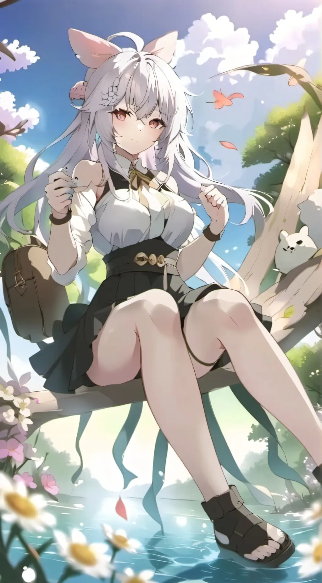 ai character: woodland warrior background