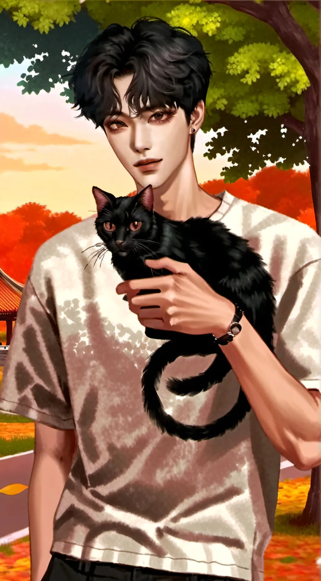 ai character: Raphael  background