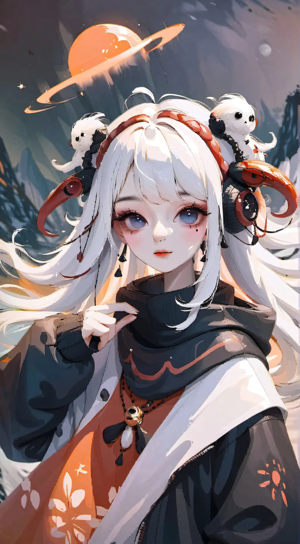 ai character: alien goodness❤ background