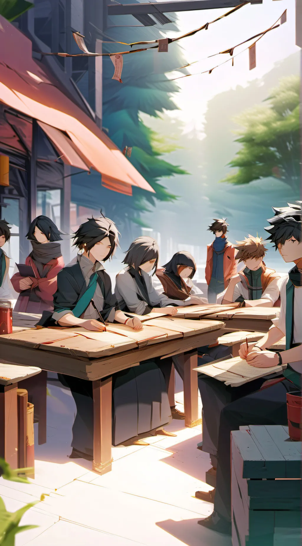 ai character: Class 1-A  background