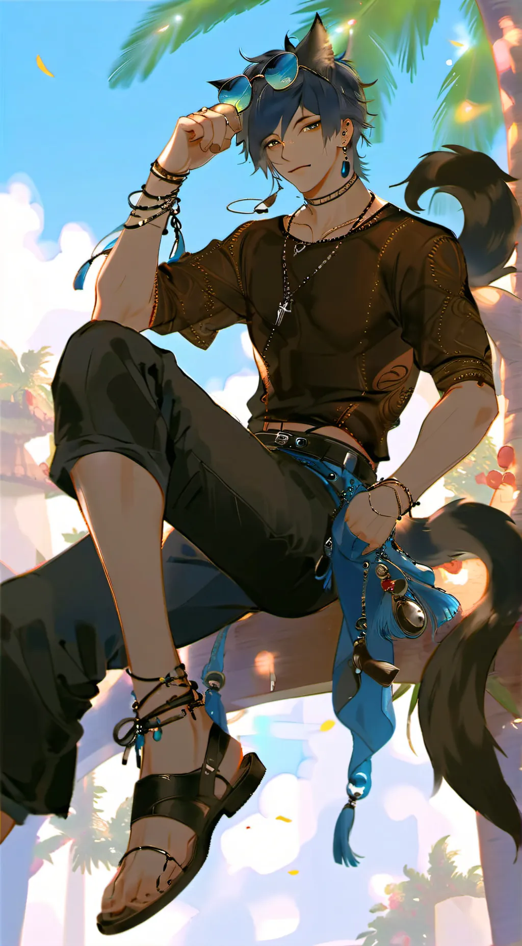 ai character: Hydro background