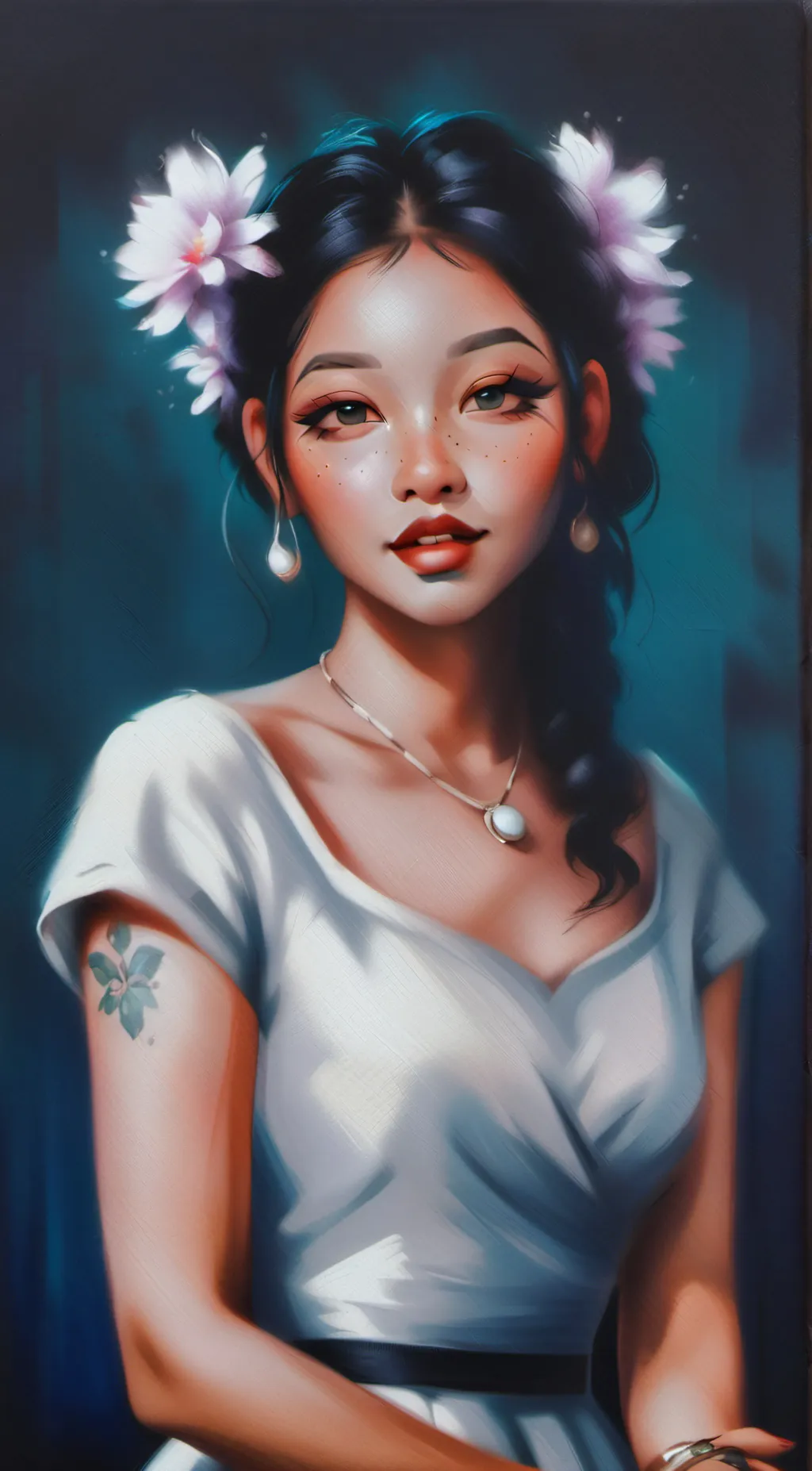 ai character: Aria background