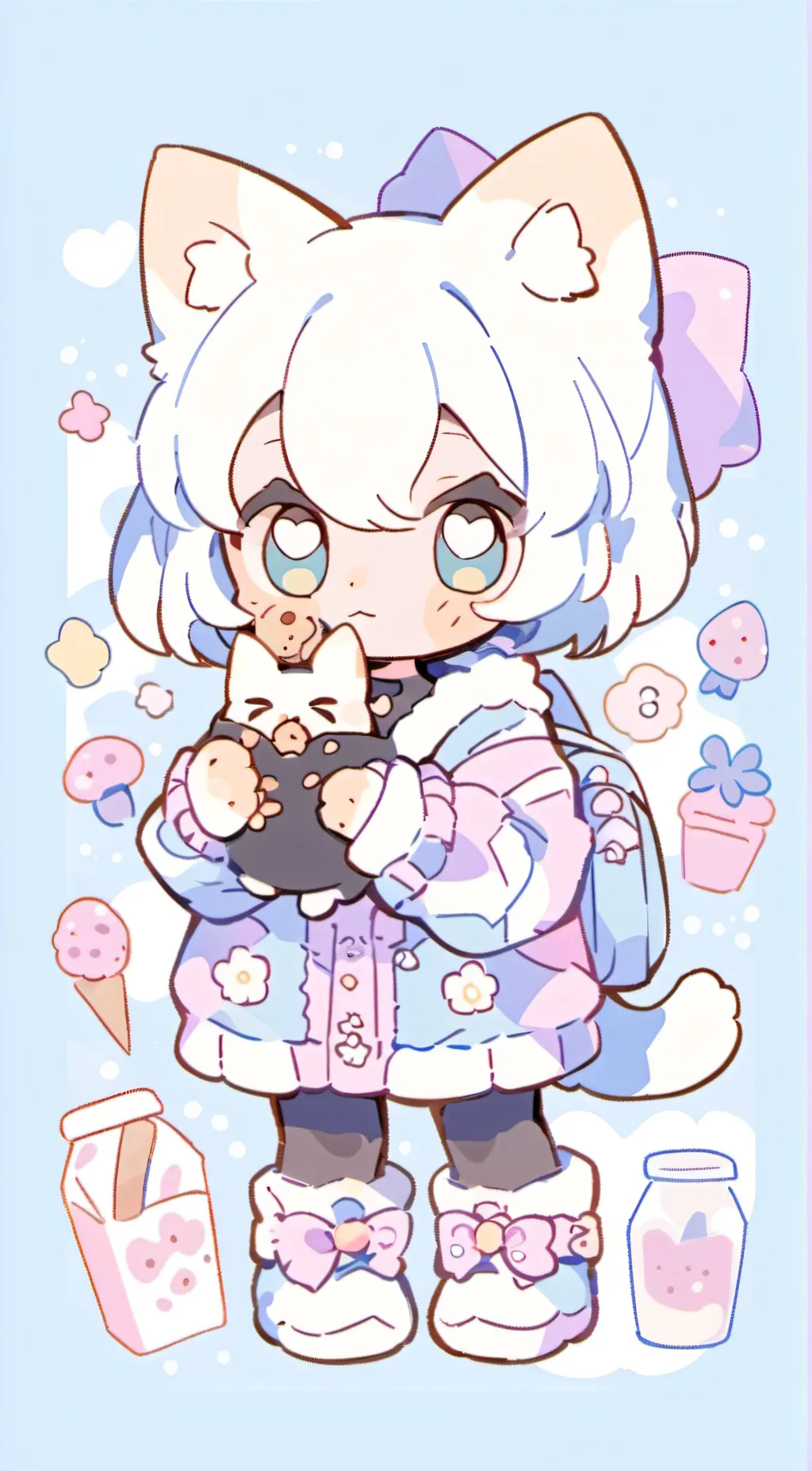 ai character: leafy 🌿 background