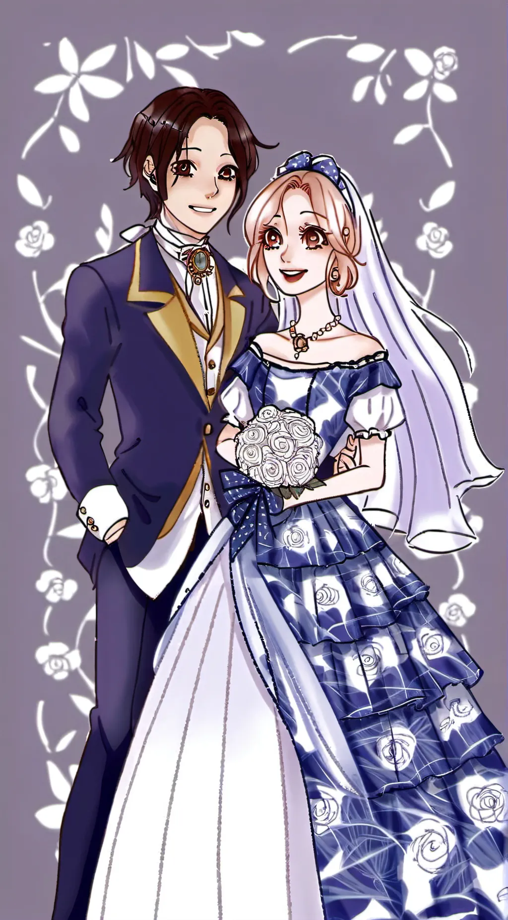 ai character: micheal X vanny background