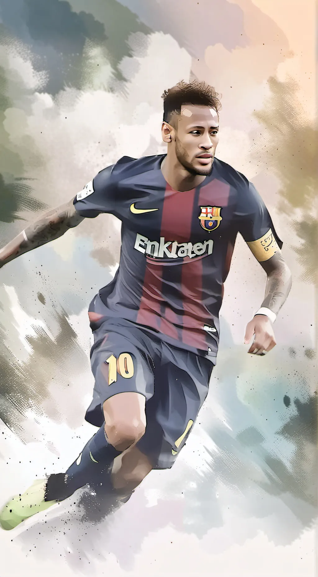 ai character: neymar background