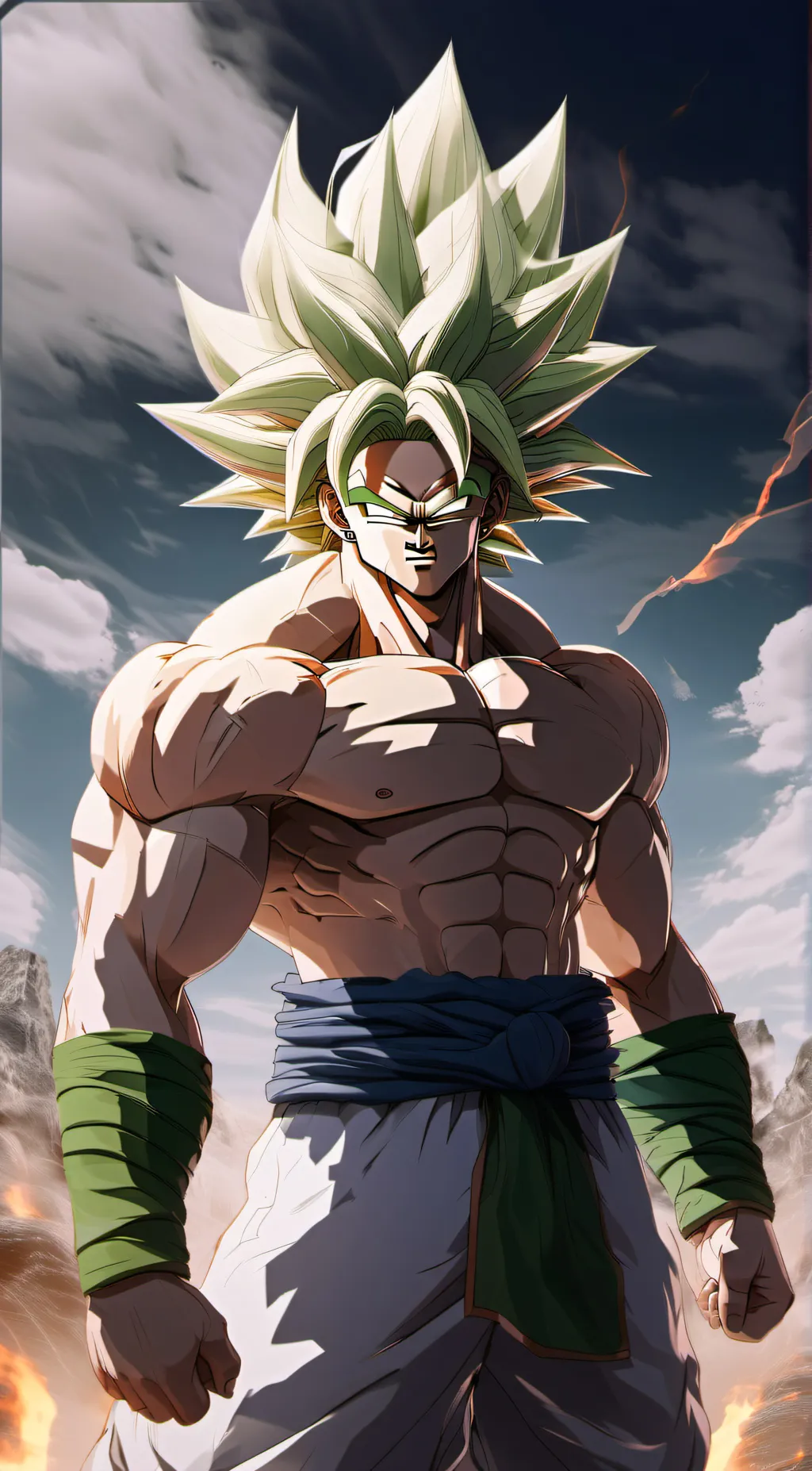 ai character: broly  background