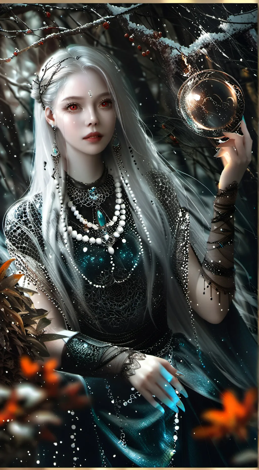 ai character: Koraline  background