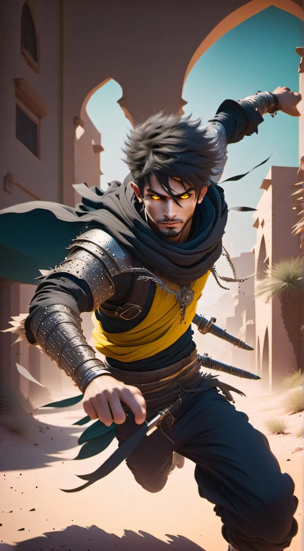 ai character: Djinn Ilyas (Lume) background