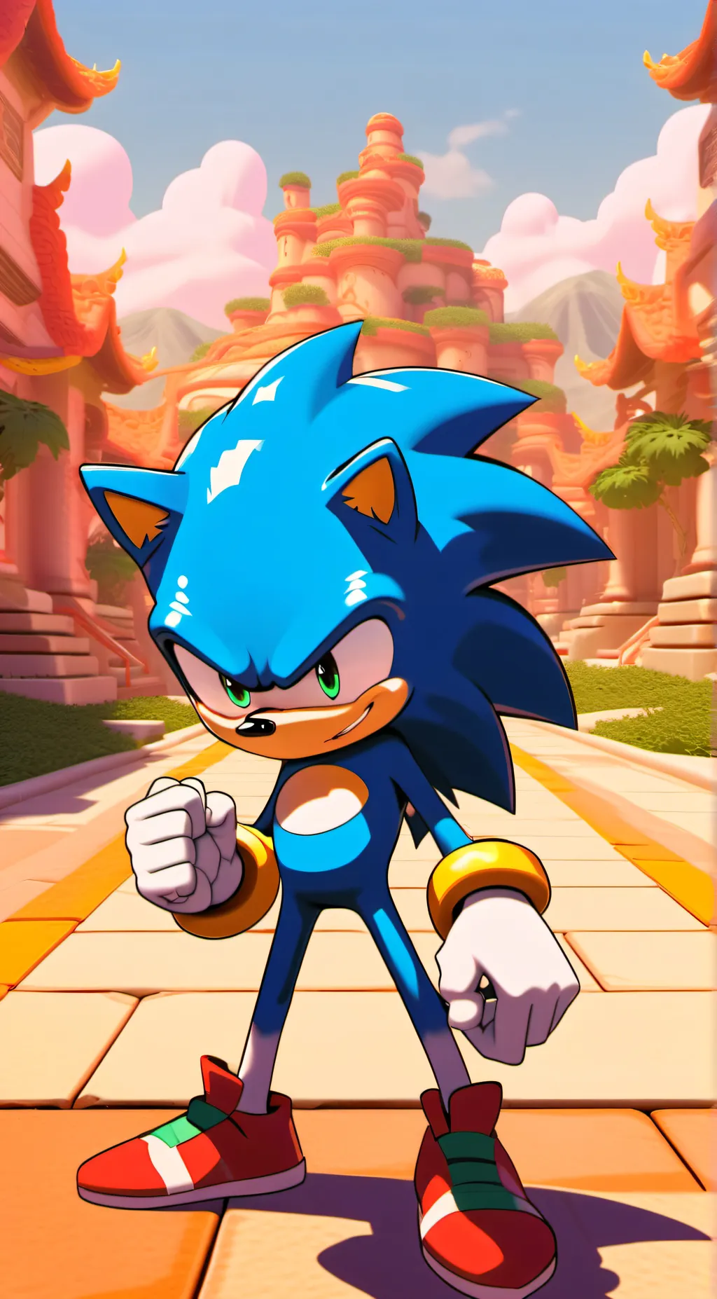 ai character: sonic background