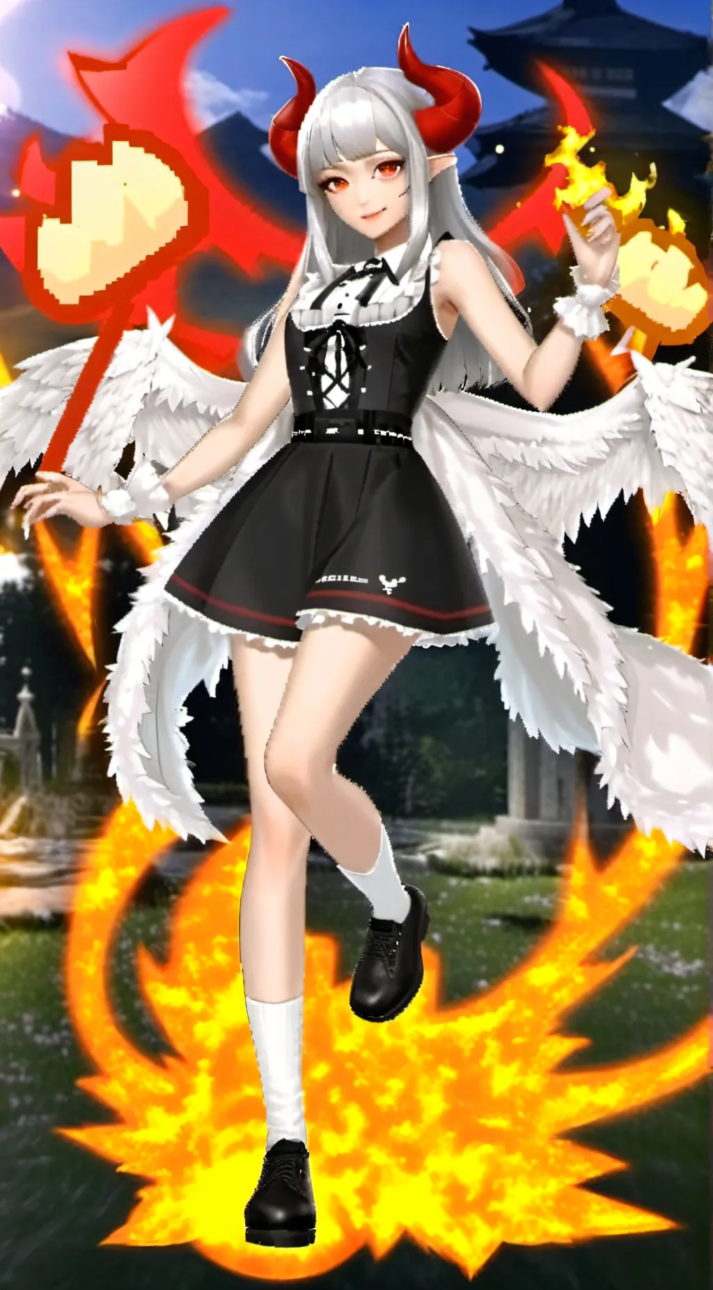 ai character: Town People background