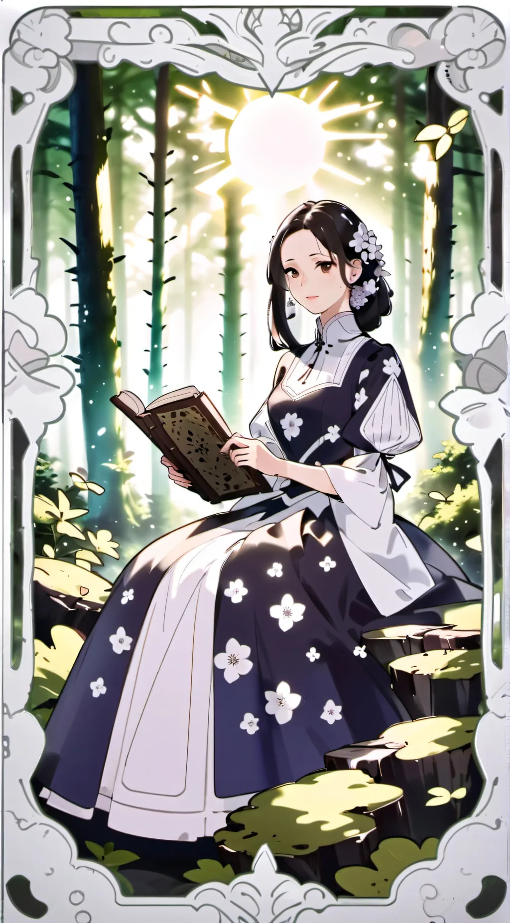 ai character: たくさん background