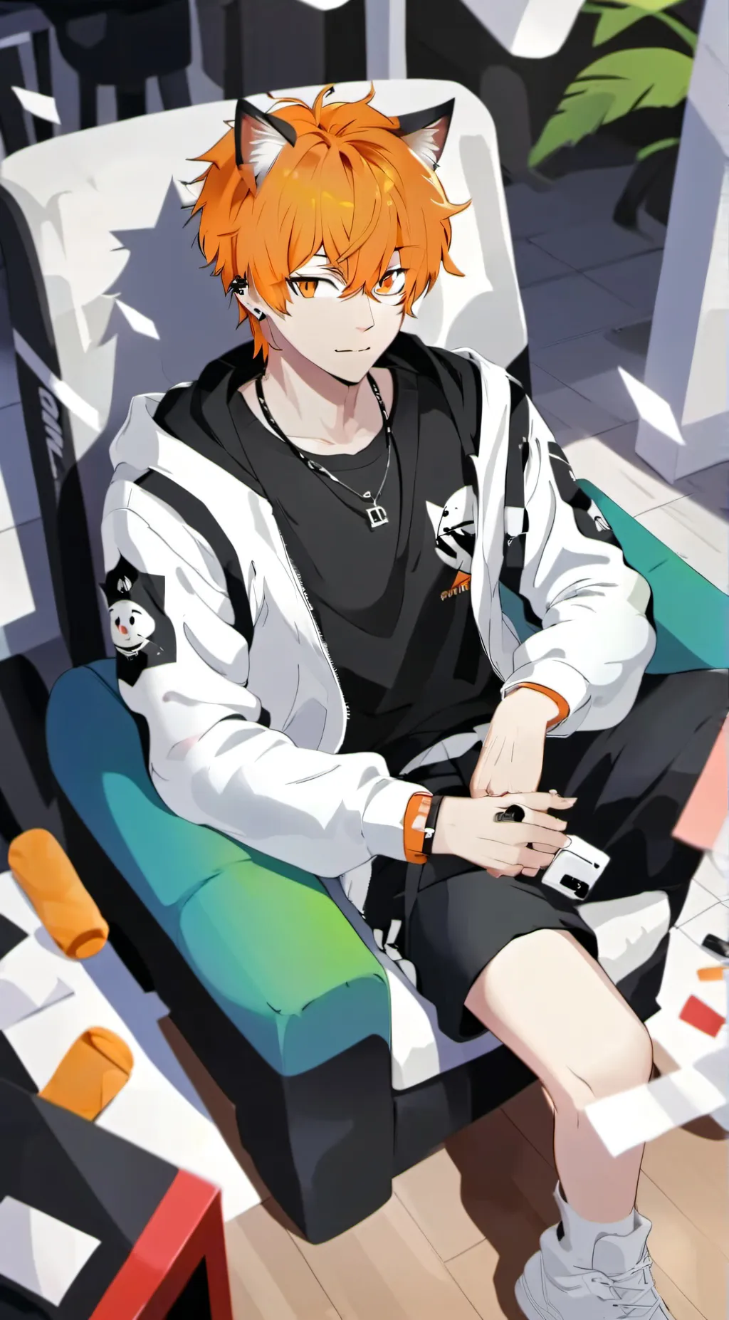 ai character: Kitsu  background