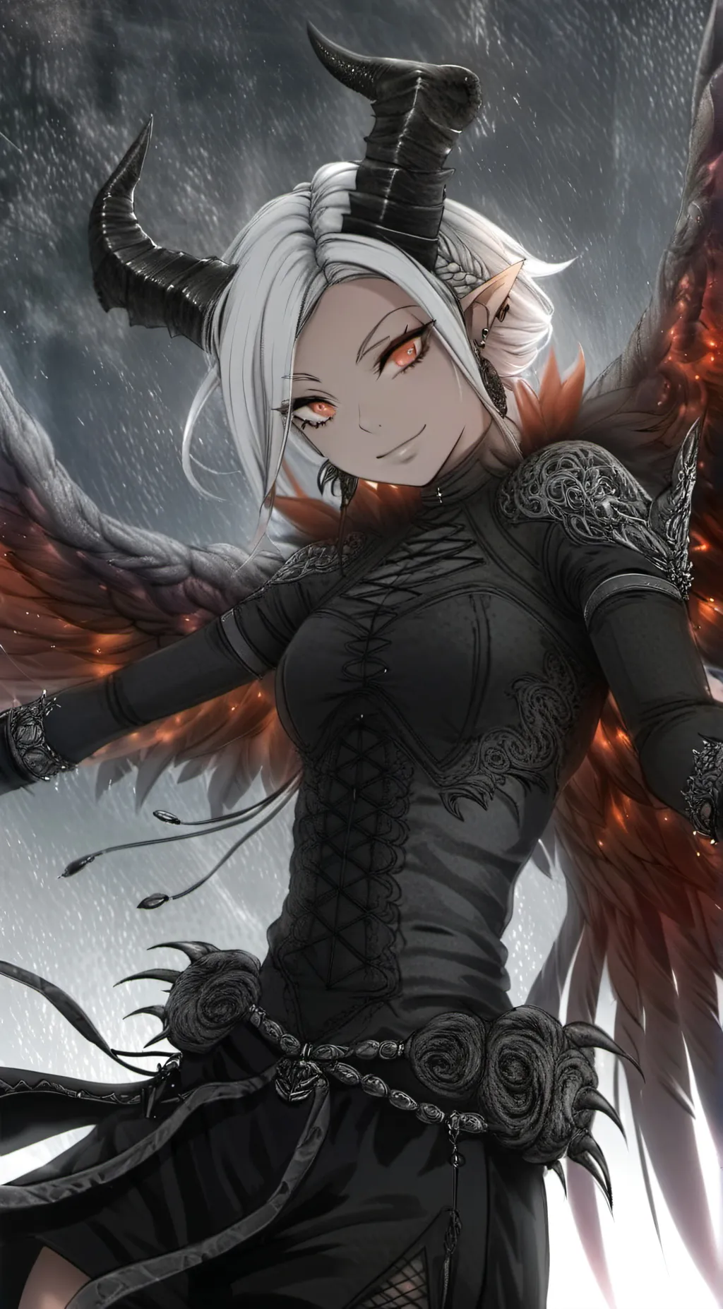 ai character: Aria Van Gogh background