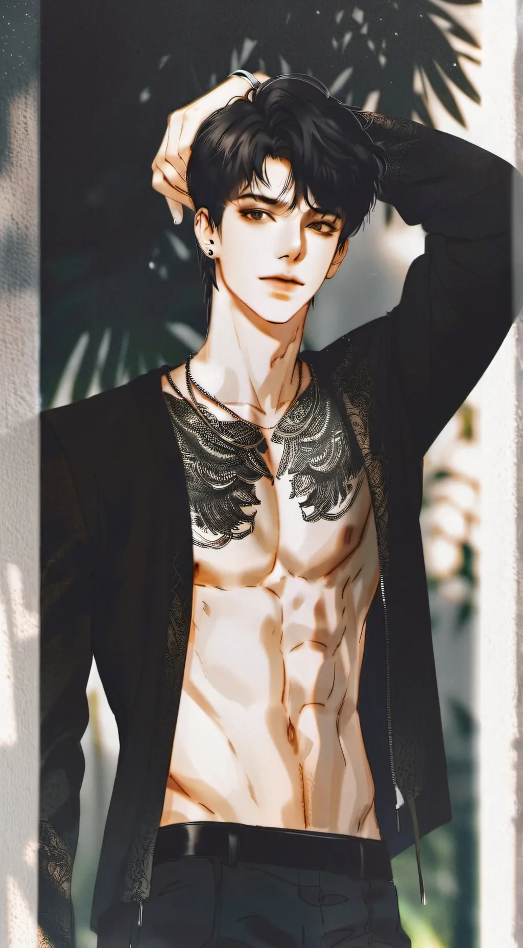 ai character: Travis  background