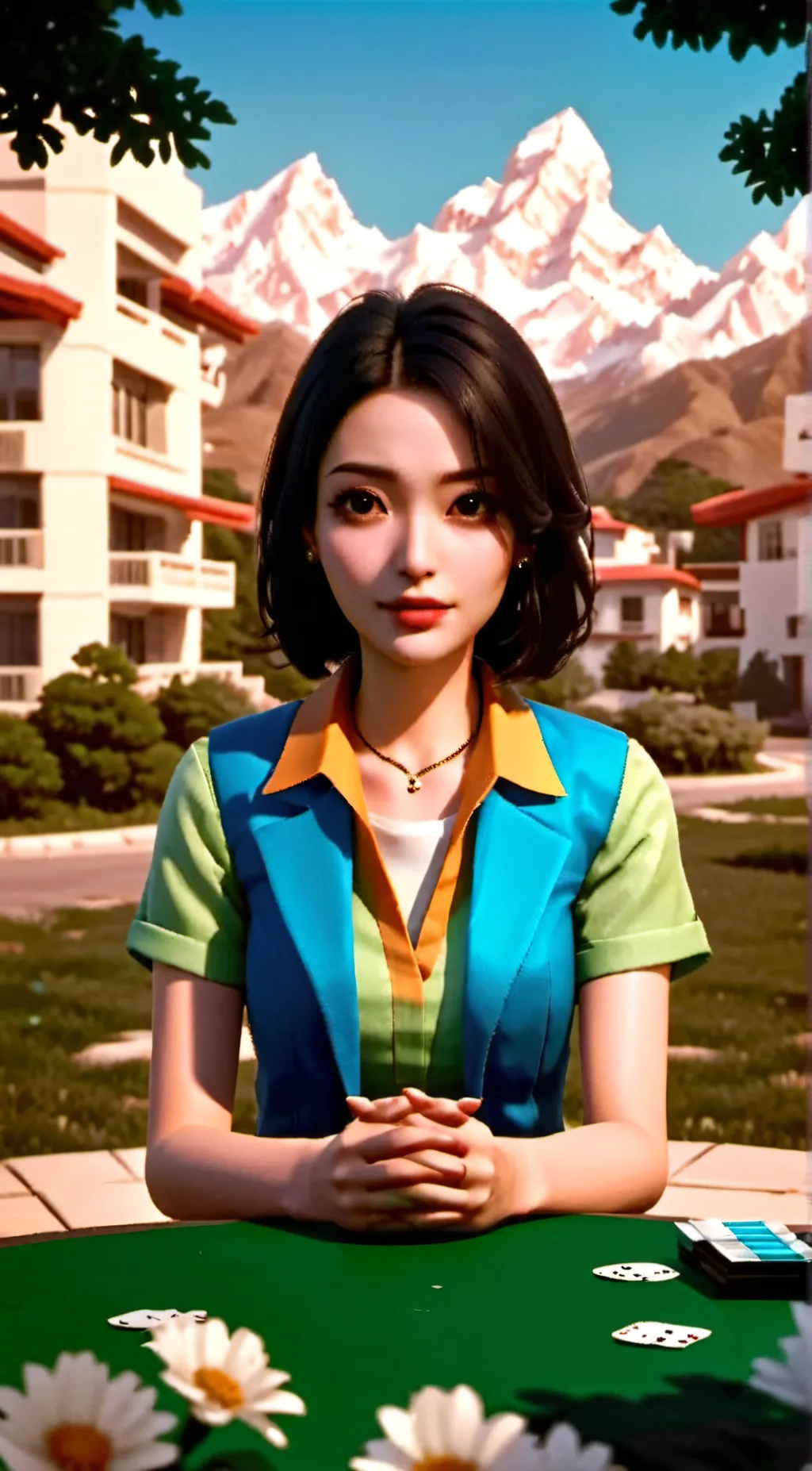 ai character: kayla background