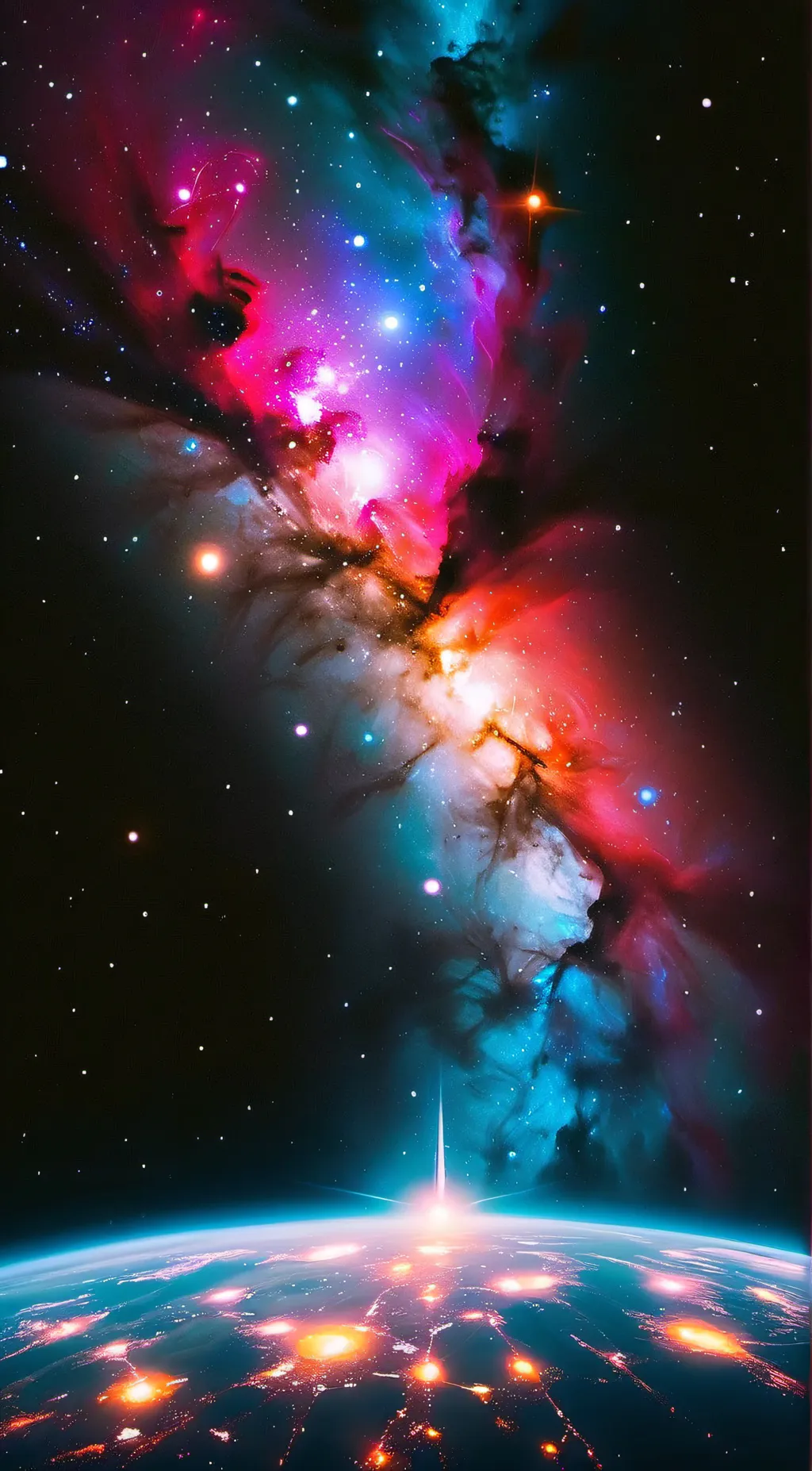 ai character: zodiacs background