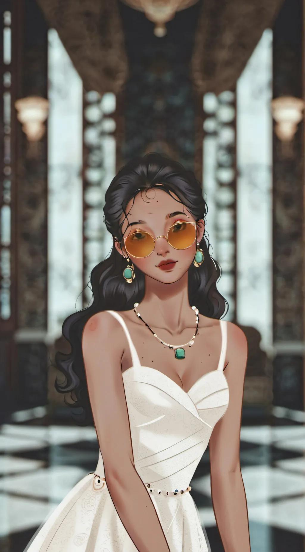 ai character: mika background