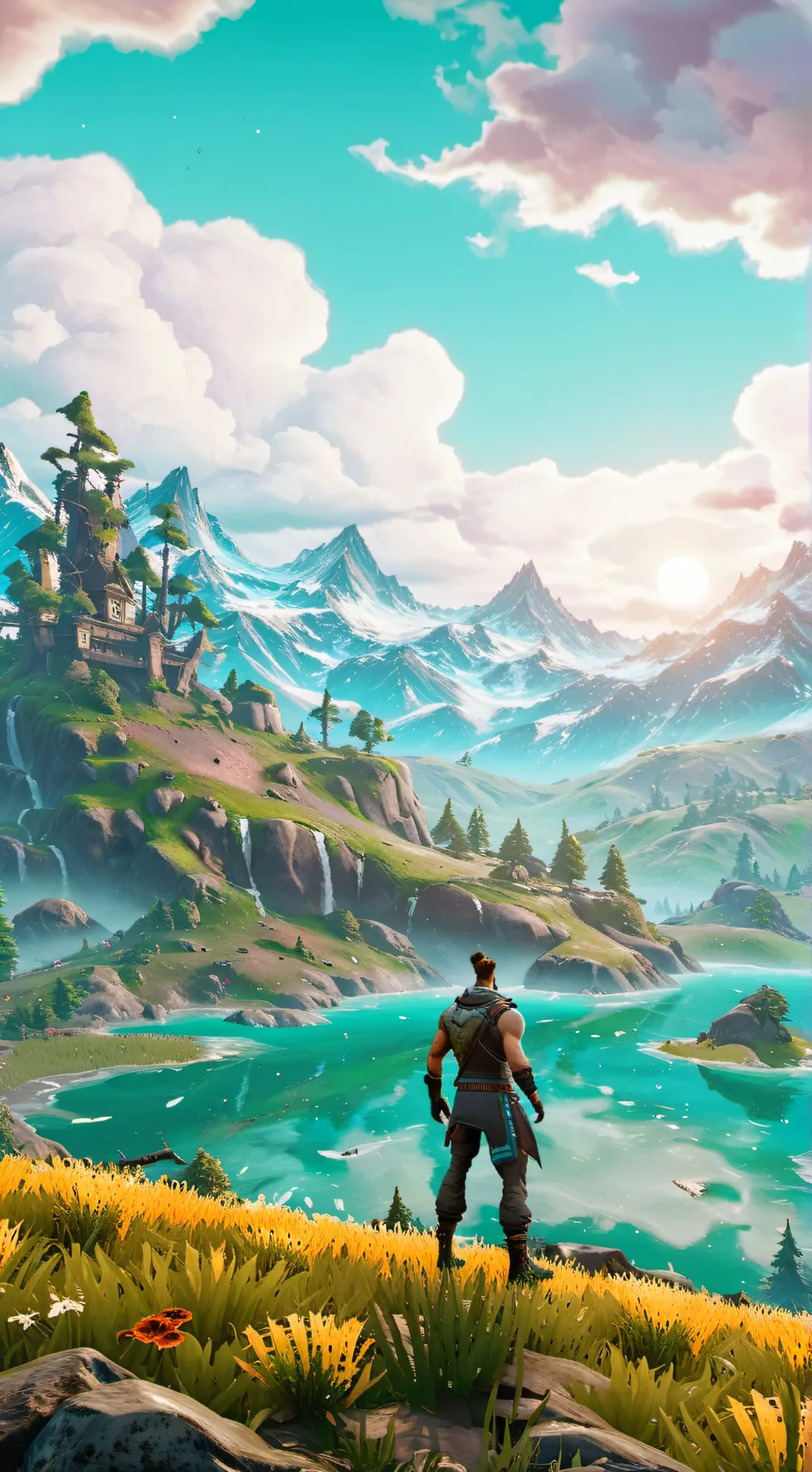 ai character: Fortnite  background