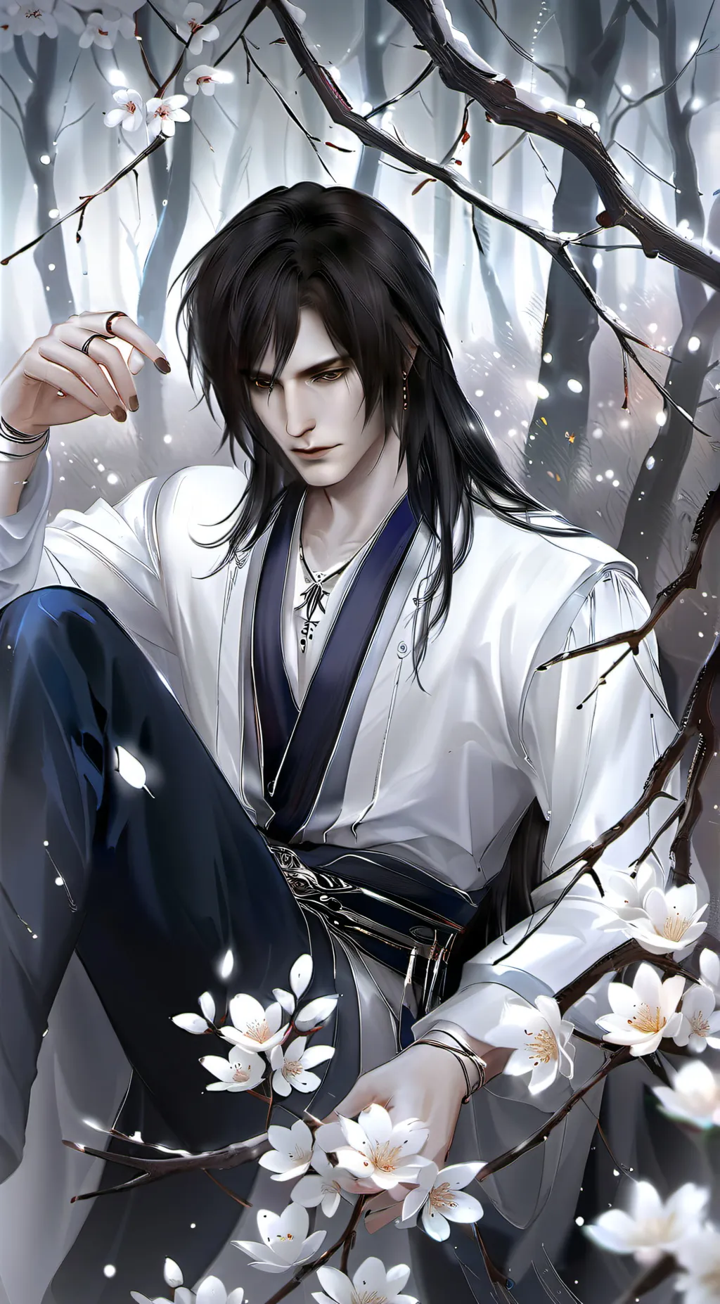 ai character: Derick woodsen  background