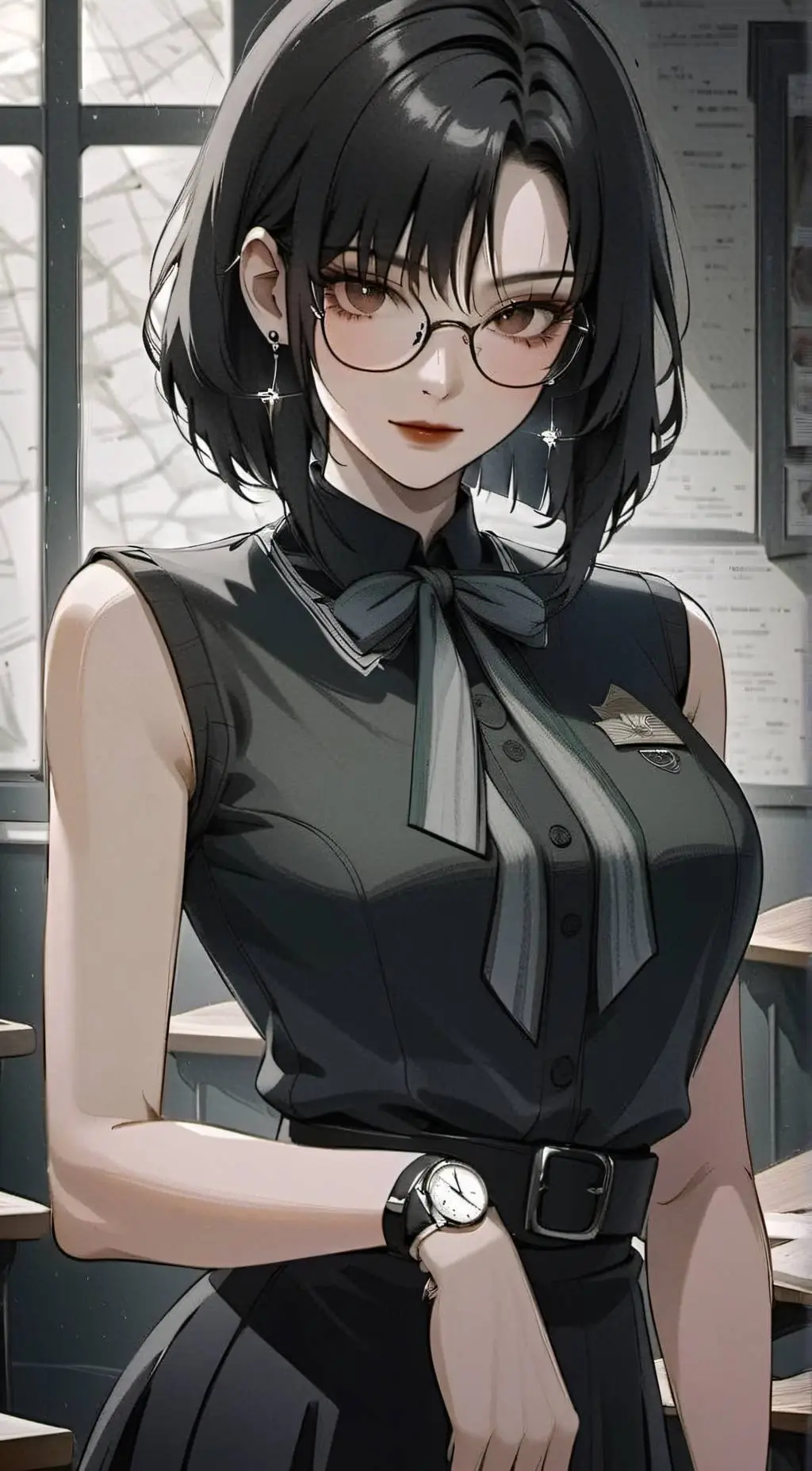 ai character: Sapphire background