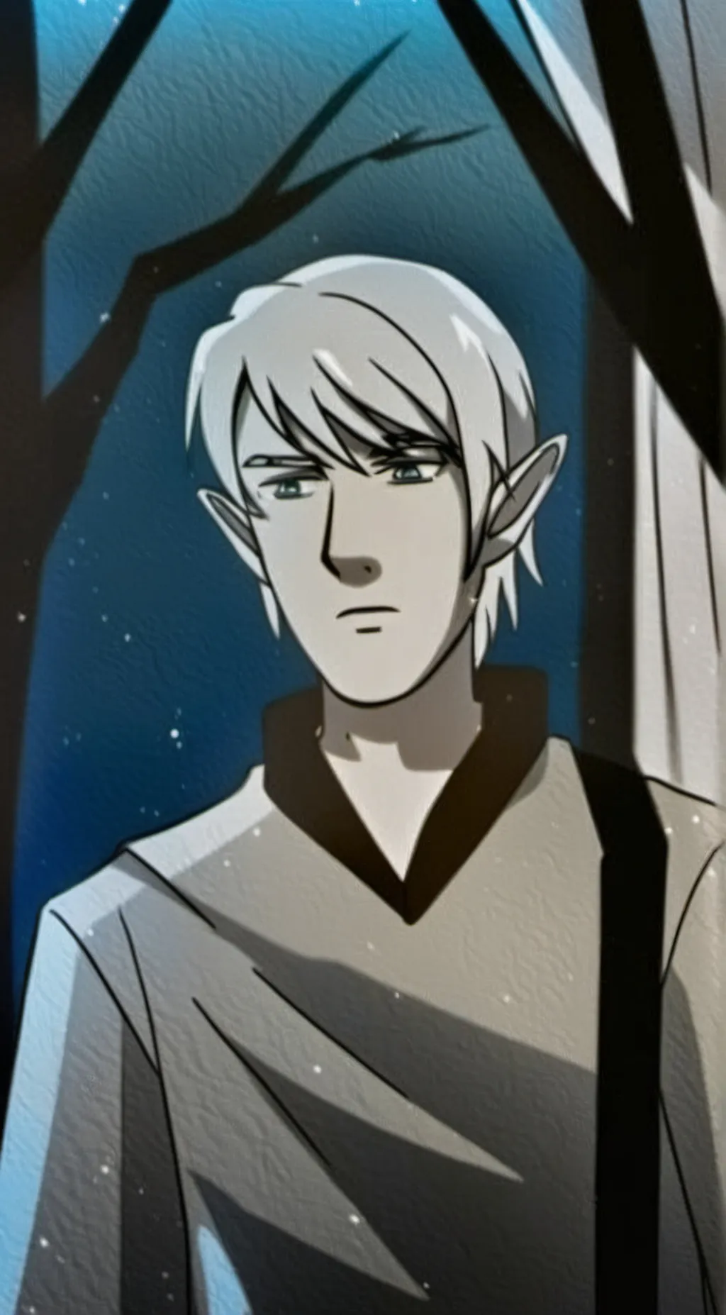 ai character: Trellis background