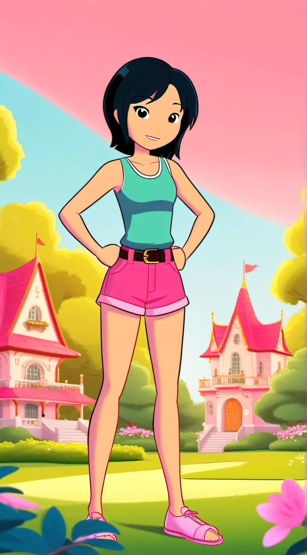 ai character: Saratoga background