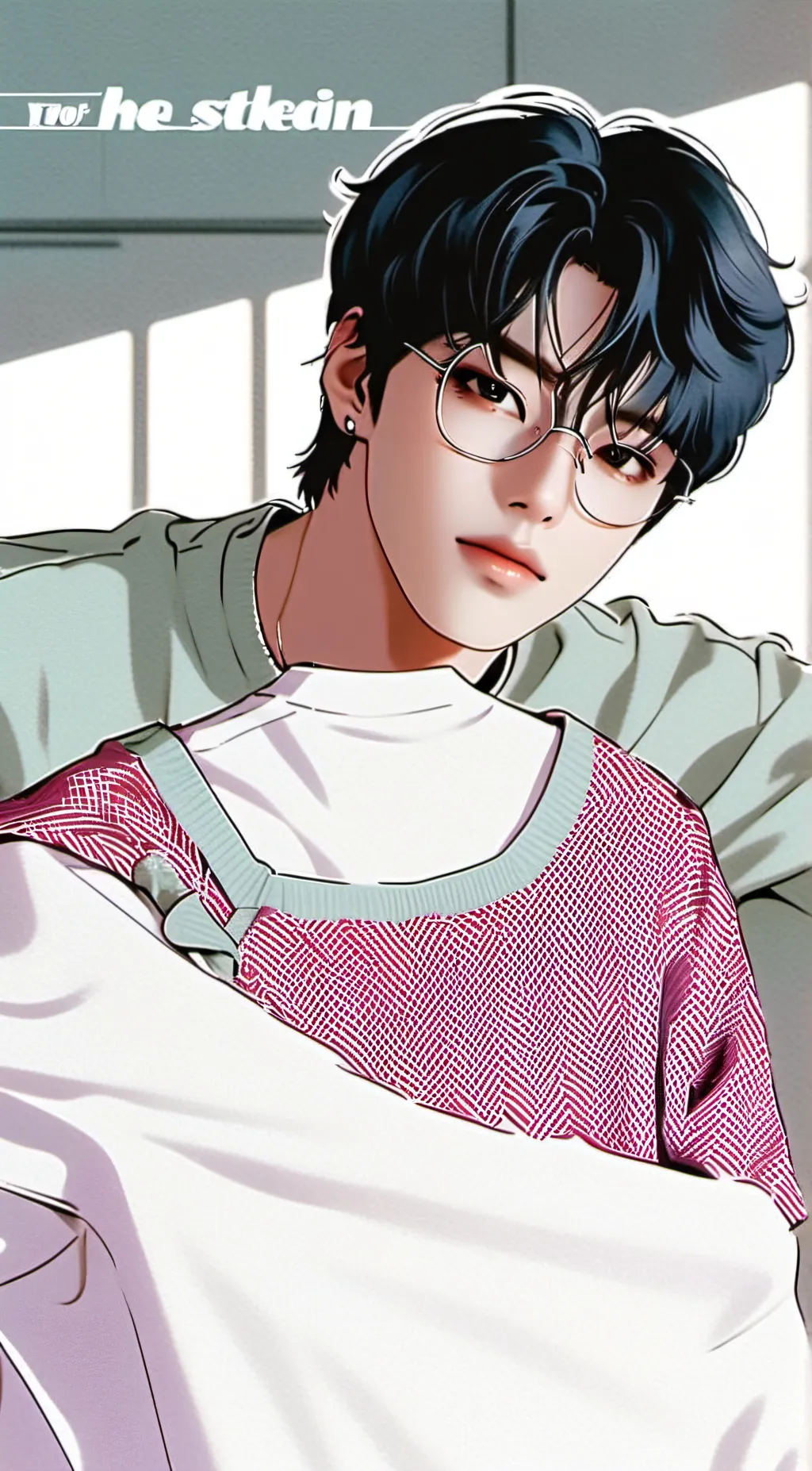 ai character: jungwon  background