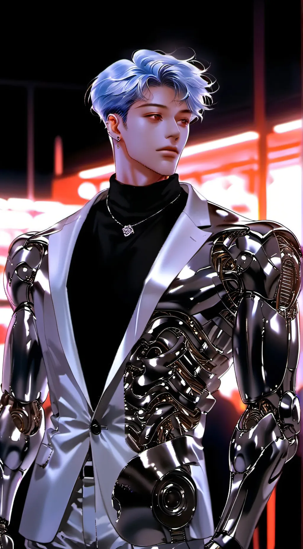 ai character: popular boy background