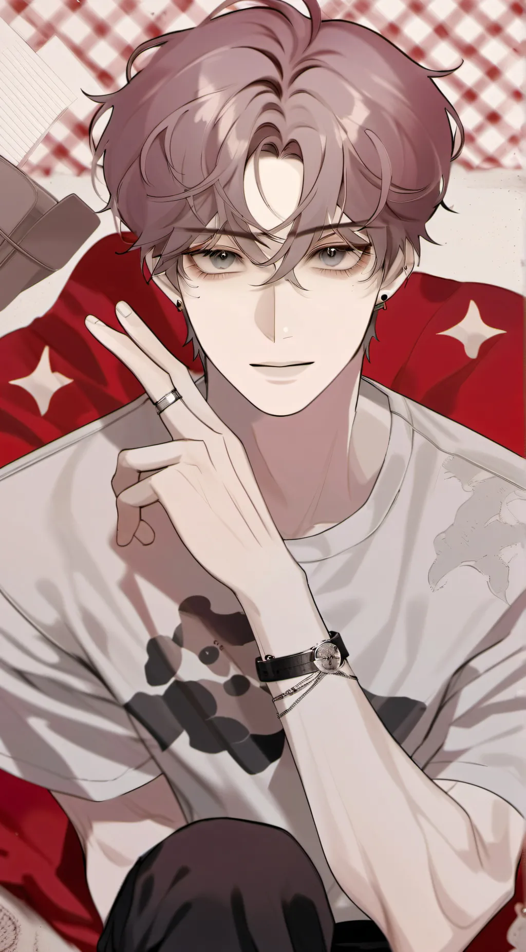 ai character: \Quincy Rosewell/ background