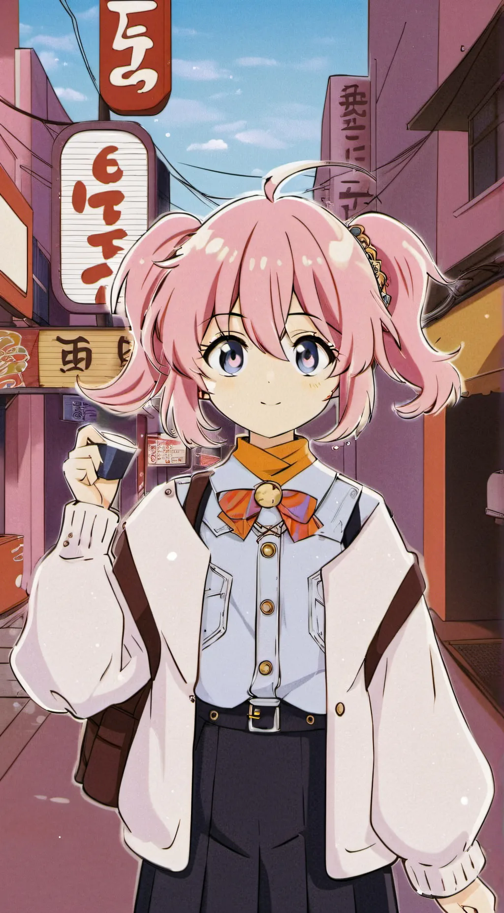 ai character: Sakura background